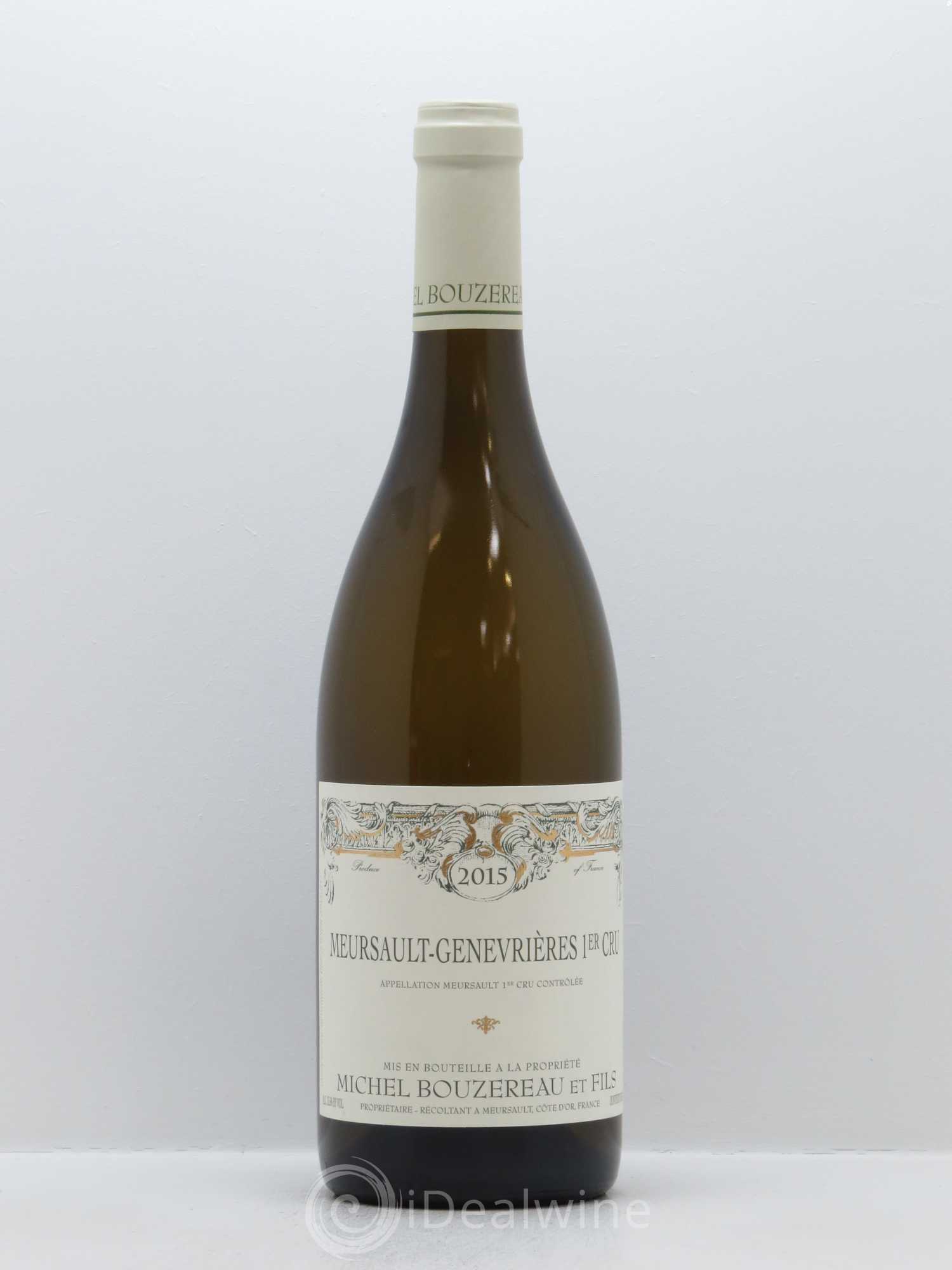 Meursault 1er Cru Les Genevrières Michel Bouzereau et Fils (Domaine) 2015 - Lot de 1 bouteille - 0