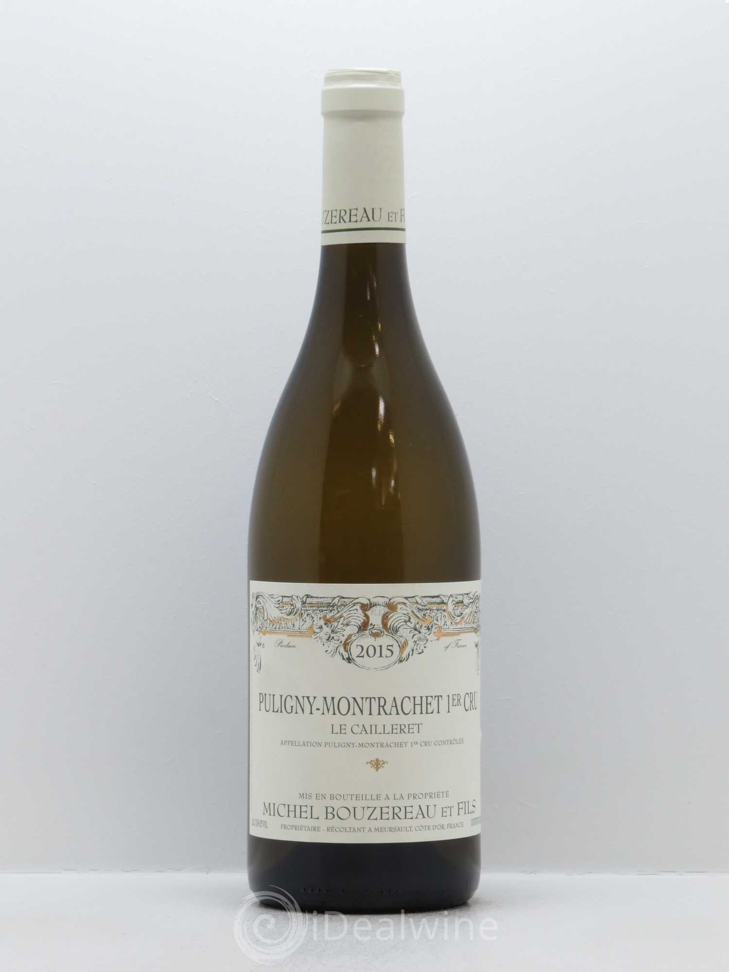 Puligny-Montrachet 1er Cru Le Cailleret Michel Bouzereau et Fils (Domaine) 2015 - Lot de 1 bouteille - 0