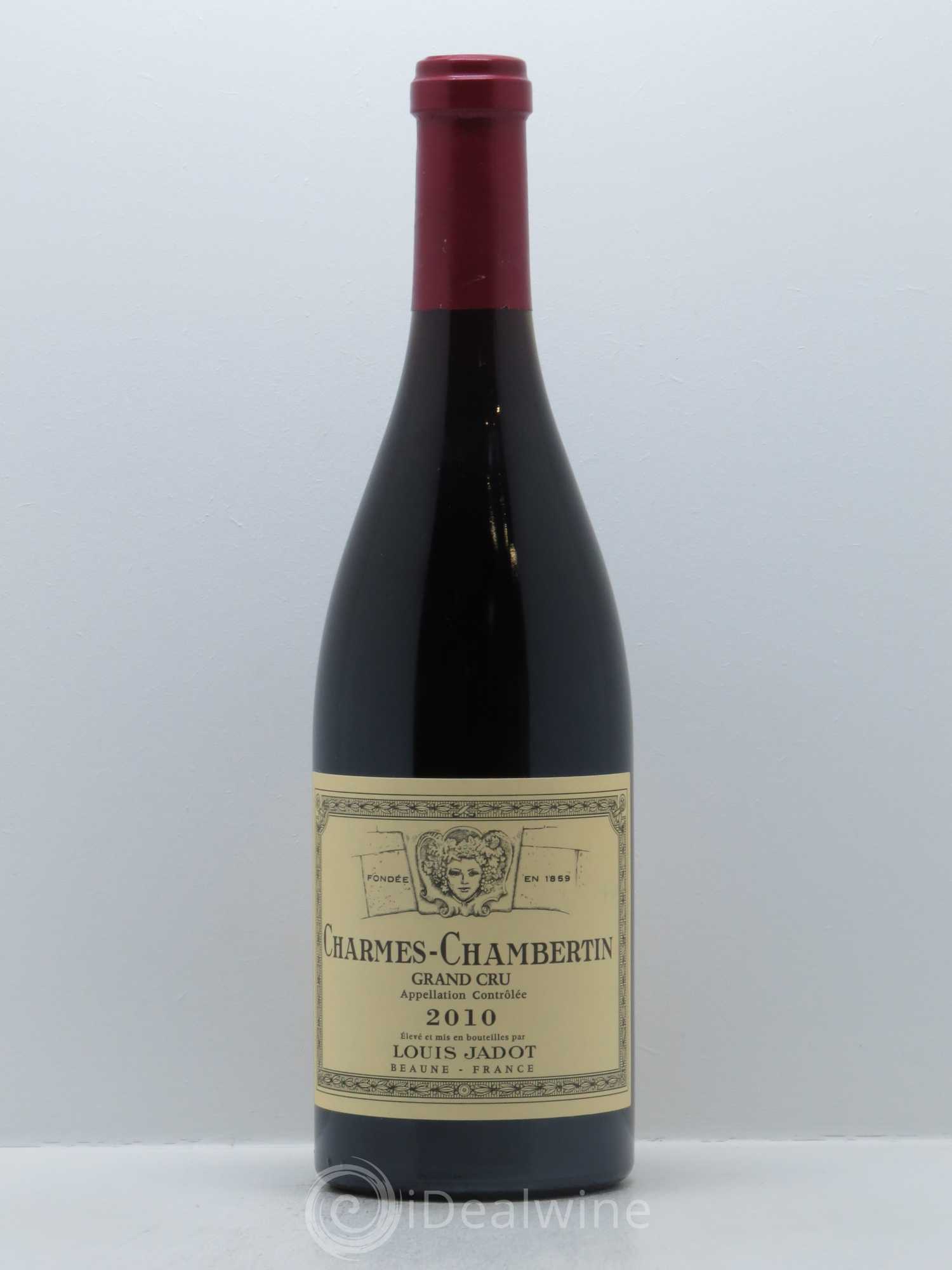 Charmes-Chambertin Grand Cru Maison Louis Jadot 2010 - Lot de 1 bouteille - 0