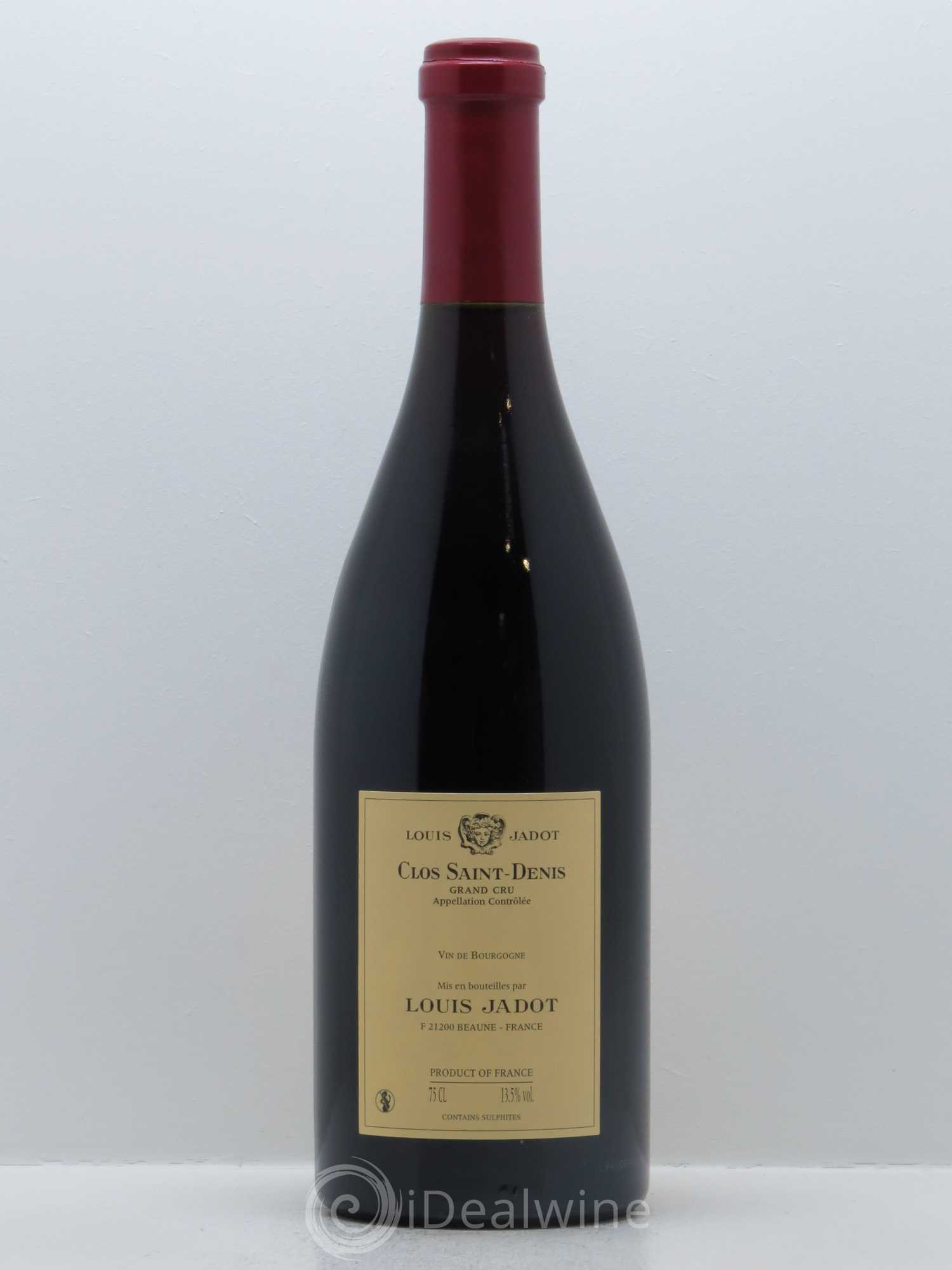 Clos Saint-Denis Grand Cru Domaine Gagey - Louis Jadot 2011 - Lot de 1 bouteille - 1