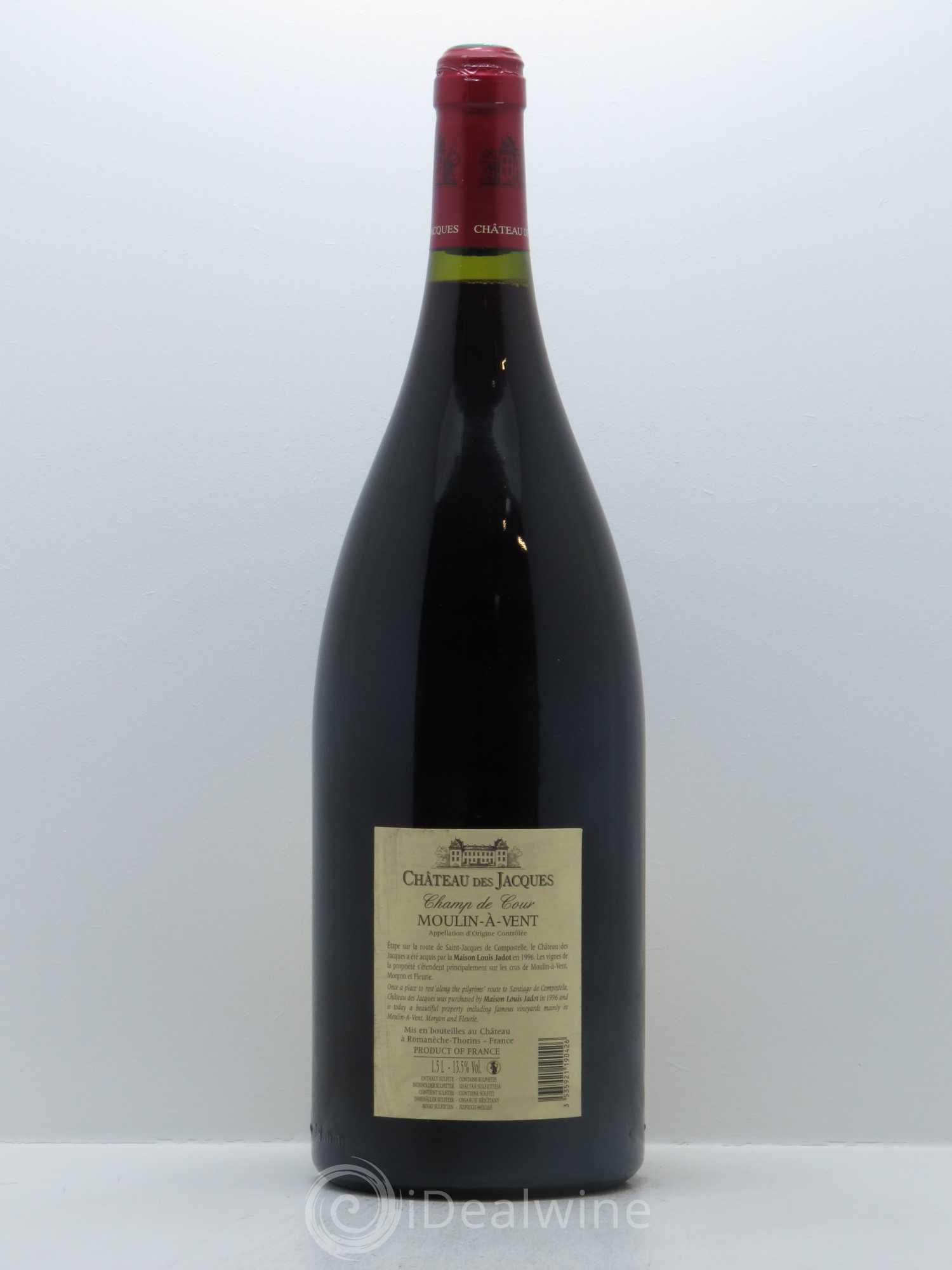 Moulin-à-Vent Champ de Cour Château des Jacques 1996 - Lot de 1 magnum - 1