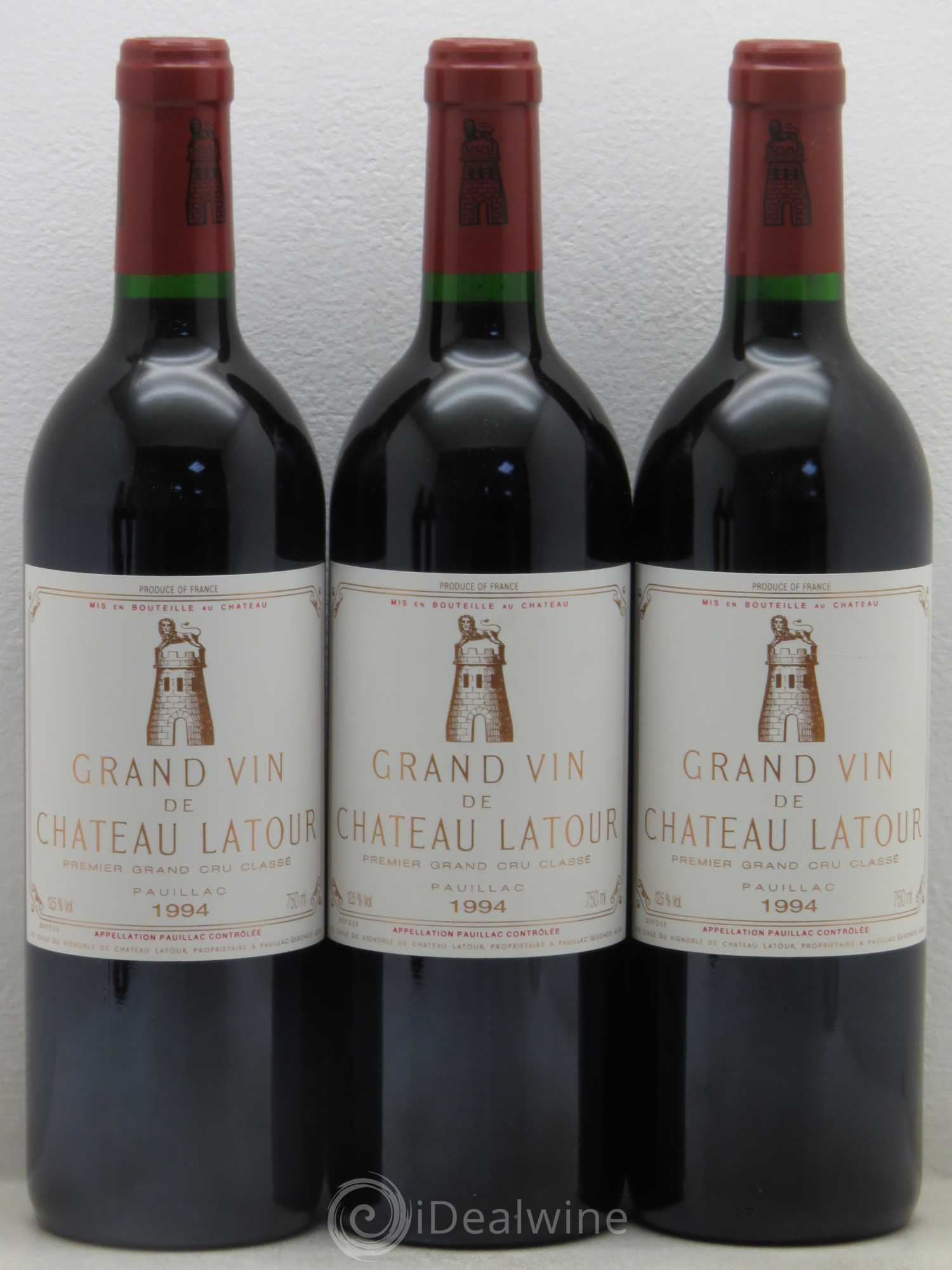 Château Latour 1er Grand Cru Classé 1994 - Lot de 5 bouteilles - 1