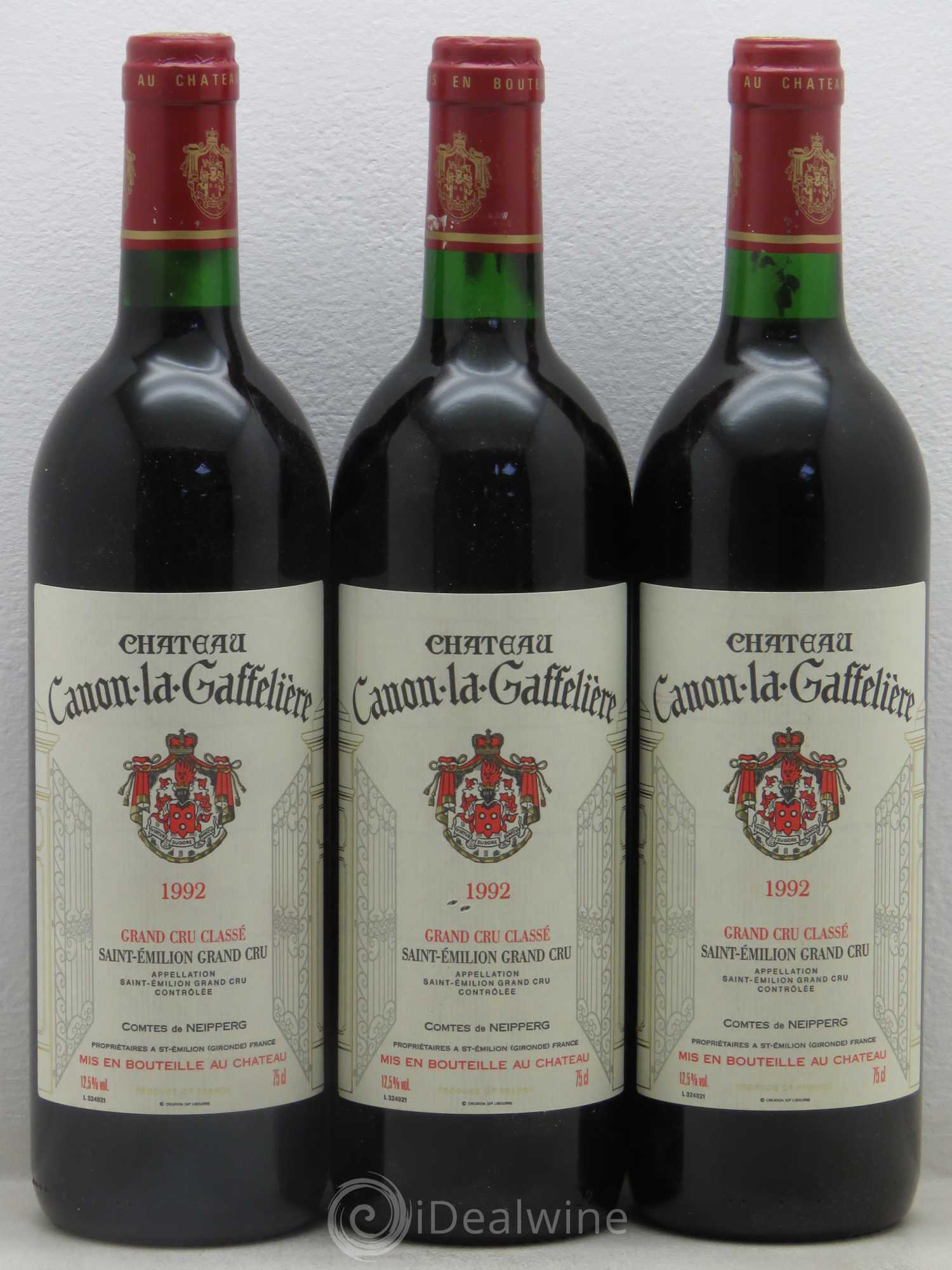 Château Canon la Gaffelière 1er Grand Cru Classé B 1992 - Lot de 6 bouteilles - 2