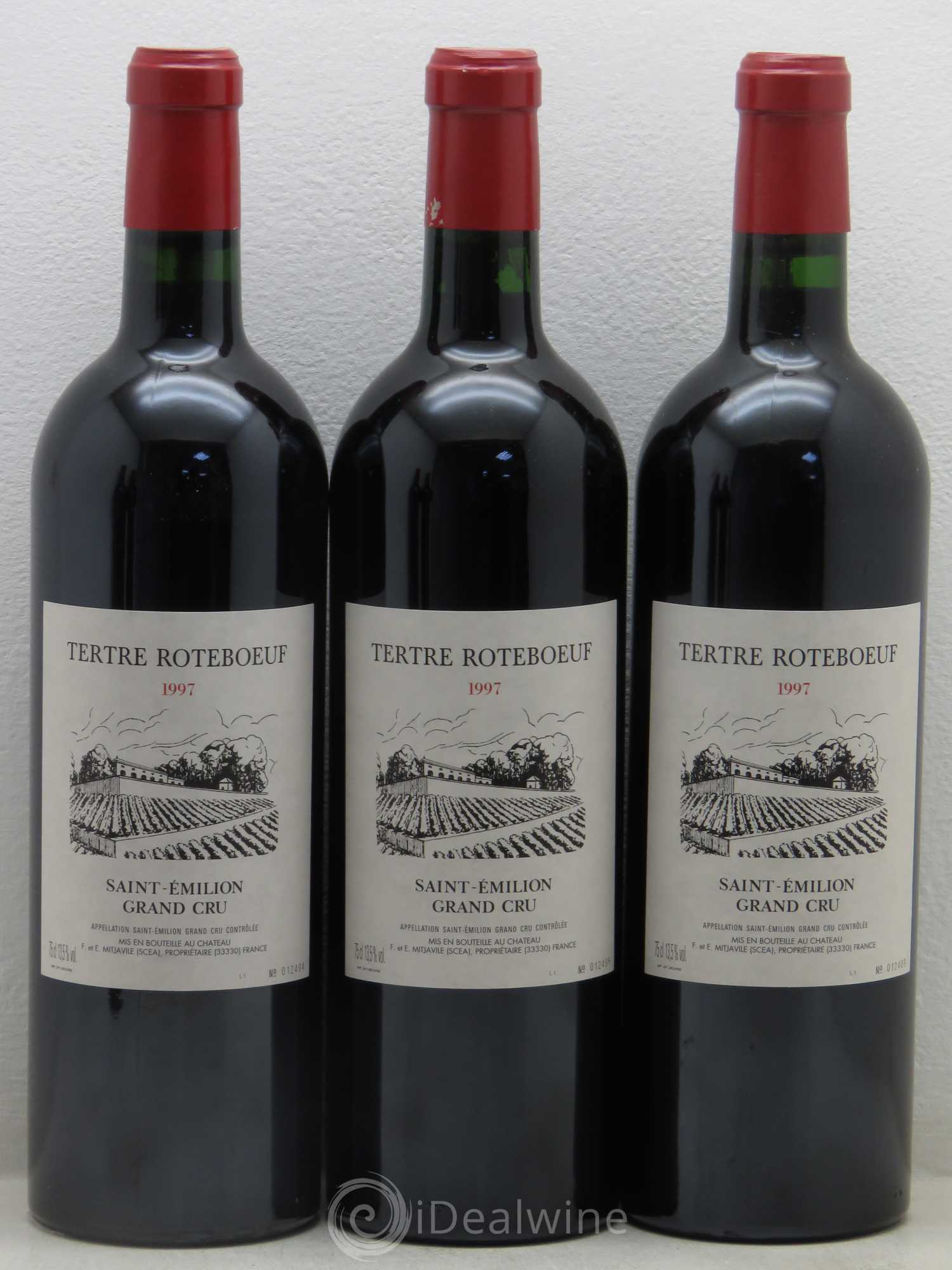 Château Tertre Roteboeuf 1997 - Lot de 5 bouteilles - 1