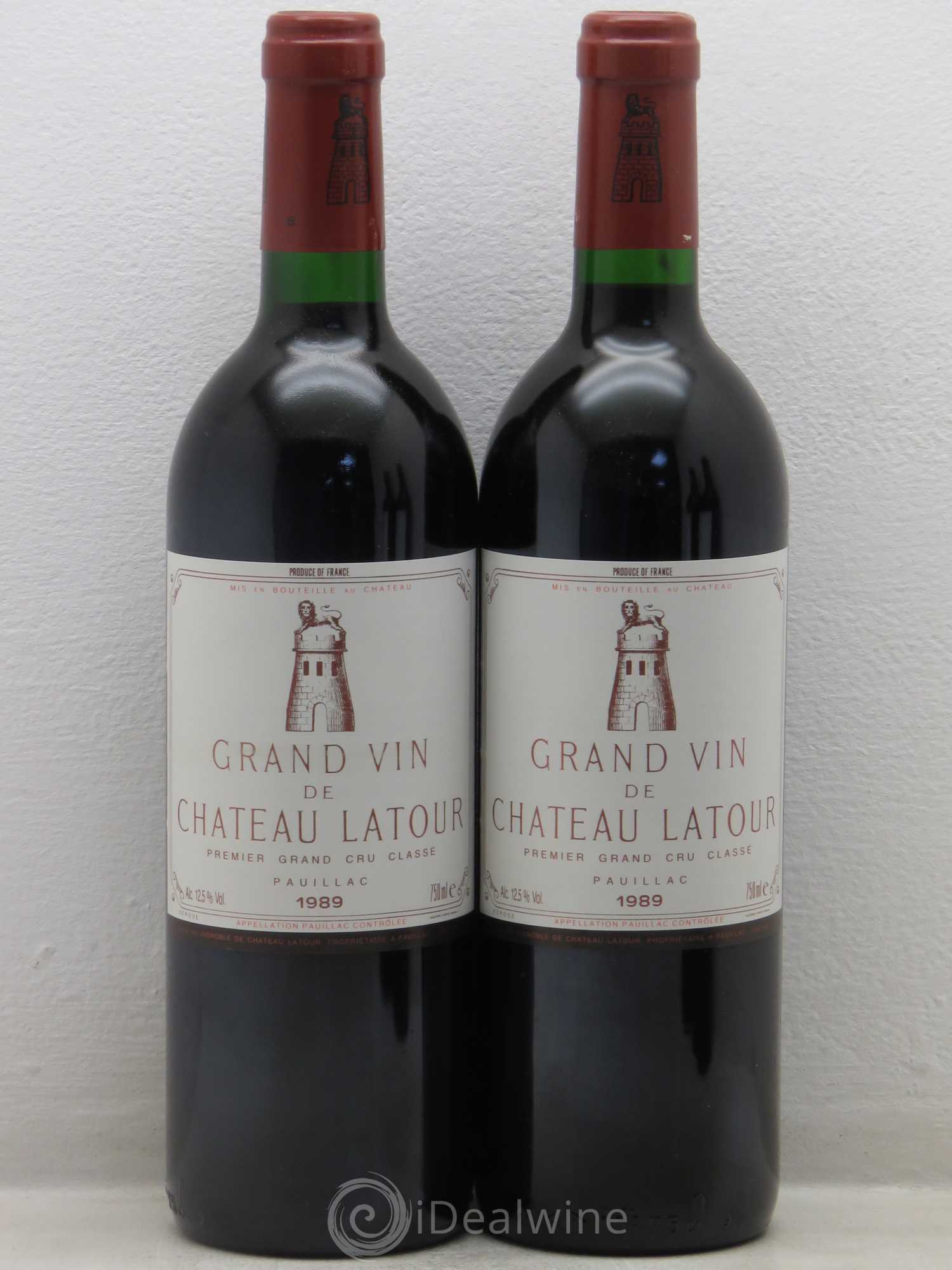 Château Latour 1er Grand Cru Classé 1989 - Lot de 4 bouteilles - 2