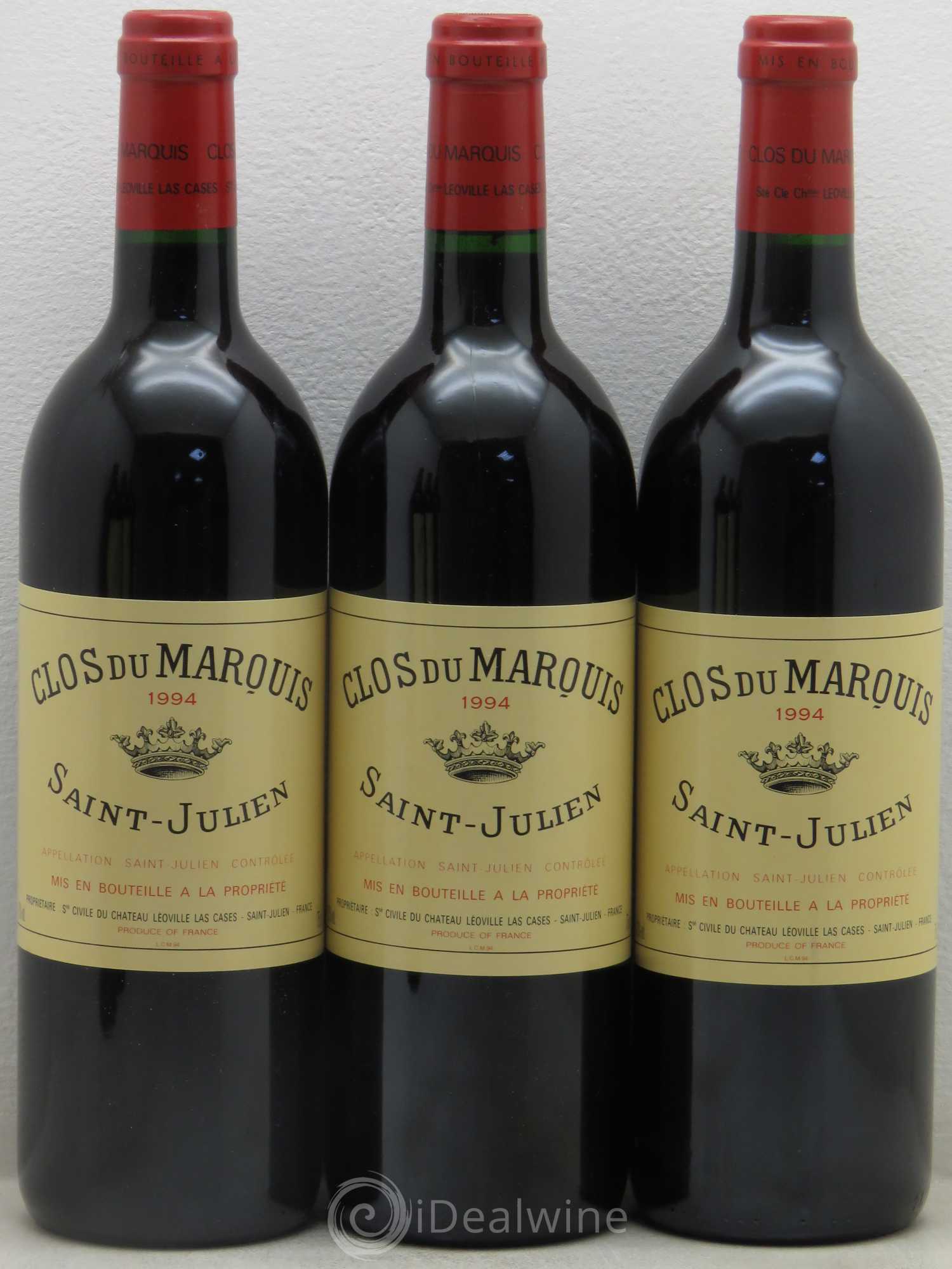Clos du Marquis 1994 - Lot de 6 bouteilles - 1