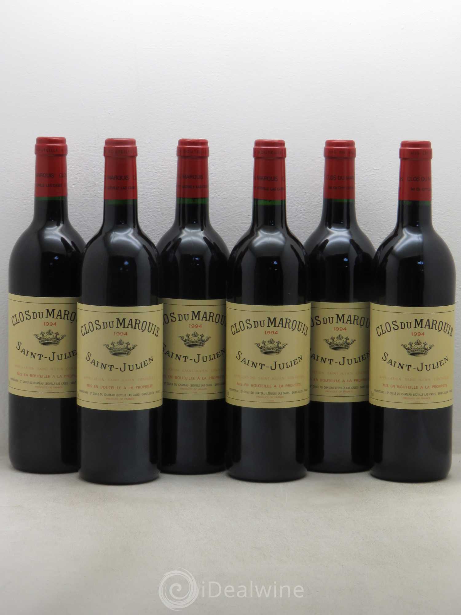 Clos du Marquis 1994 - Lot de 6 bouteilles - 0