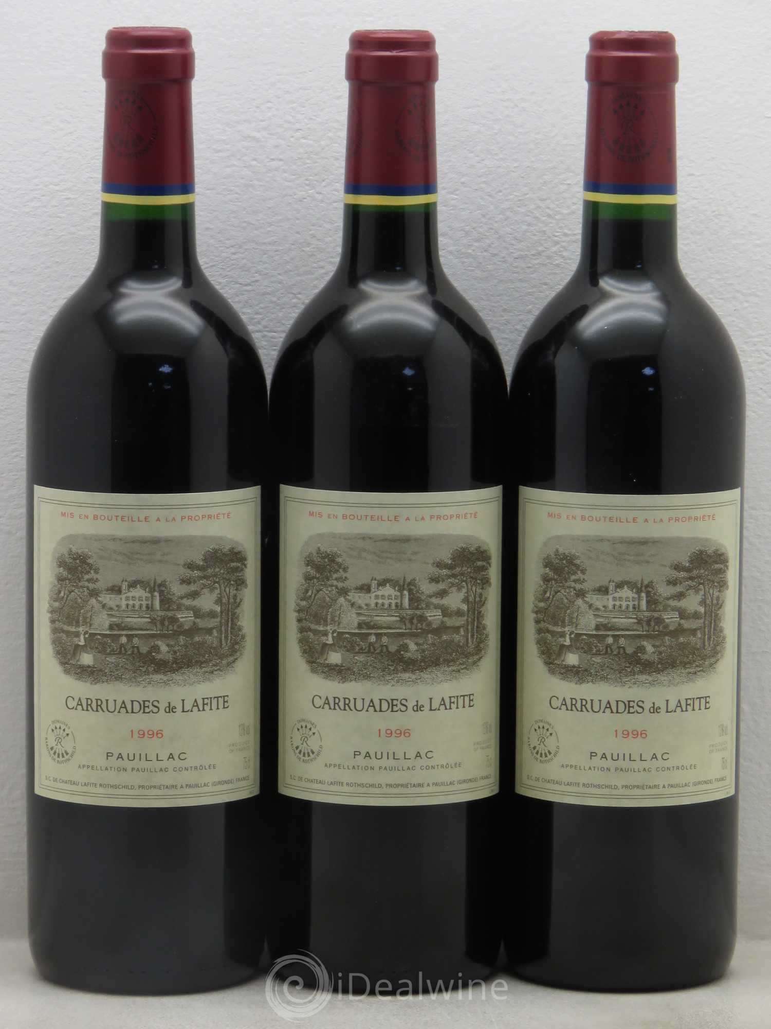 Carruades de Lafite Rothschild Second Vin 1996 - Lot de 6 bouteilles - 2