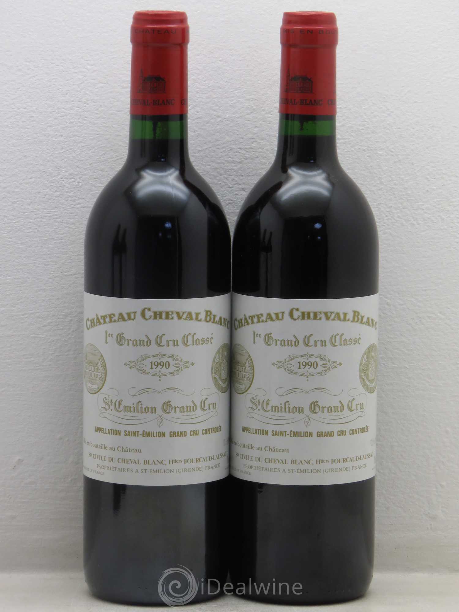 Château Cheval Blanc 1er Grand Cru Classé A 1990 - Lot de 4 bouteilles - 2
