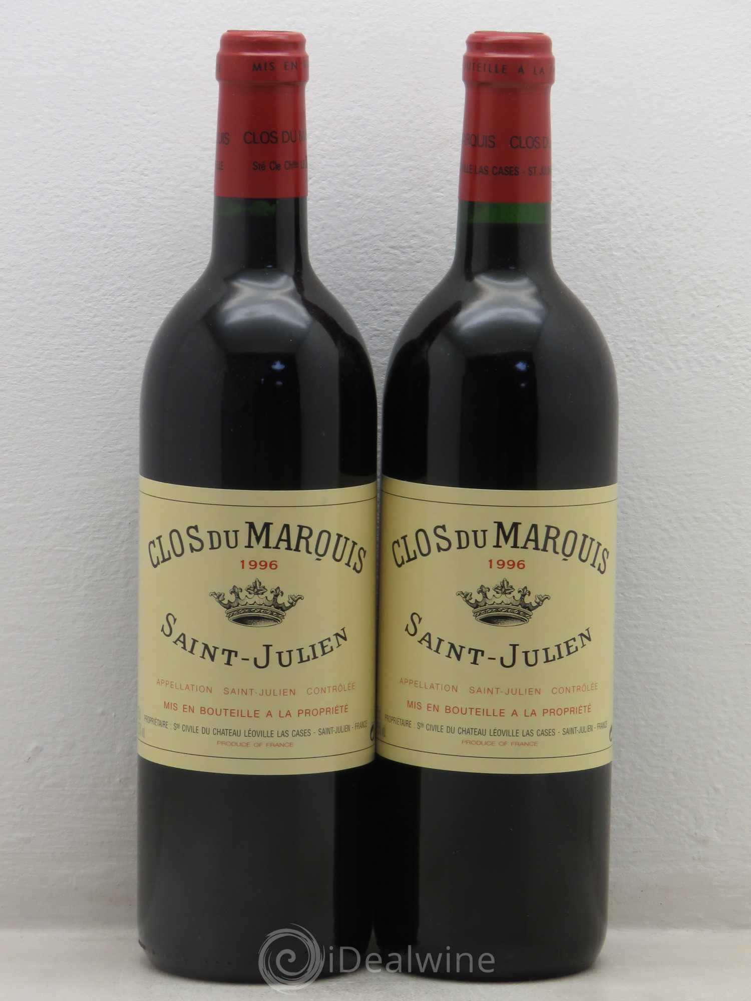 Clos du Marquis 1996 - Lot de 5 bouteilles - 2