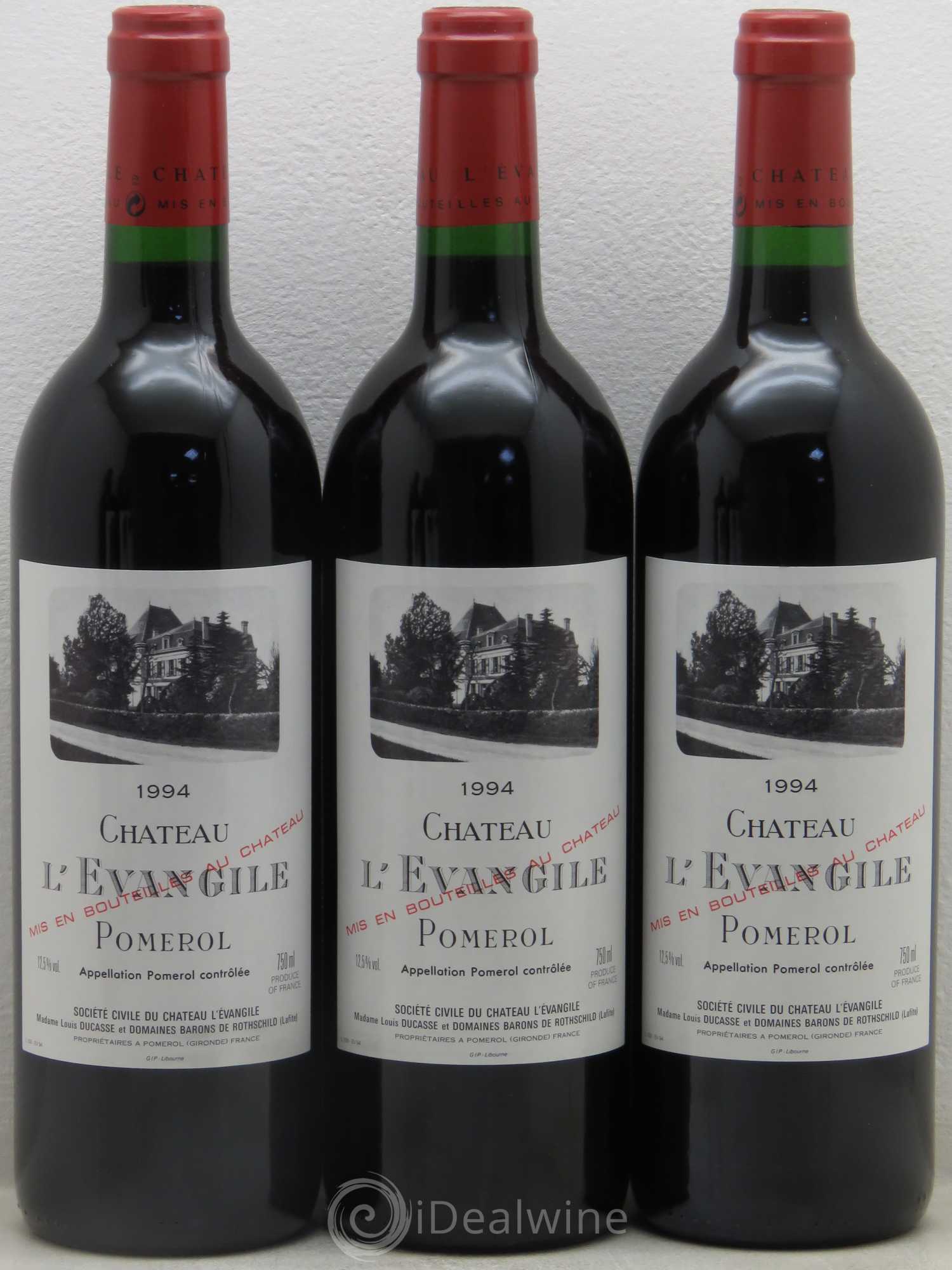 Château l' Évangile 1994 - Lot de 6 bouteilles - 1