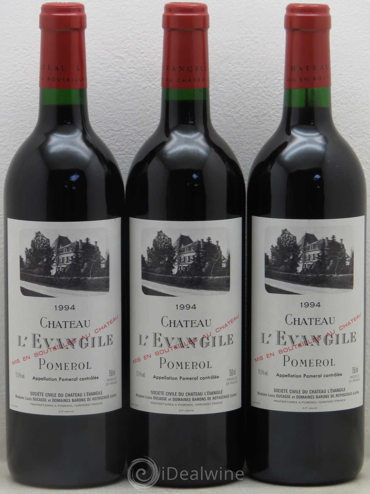 Château l' Évangile 1994 - Lot de 6 bouteilles - 2