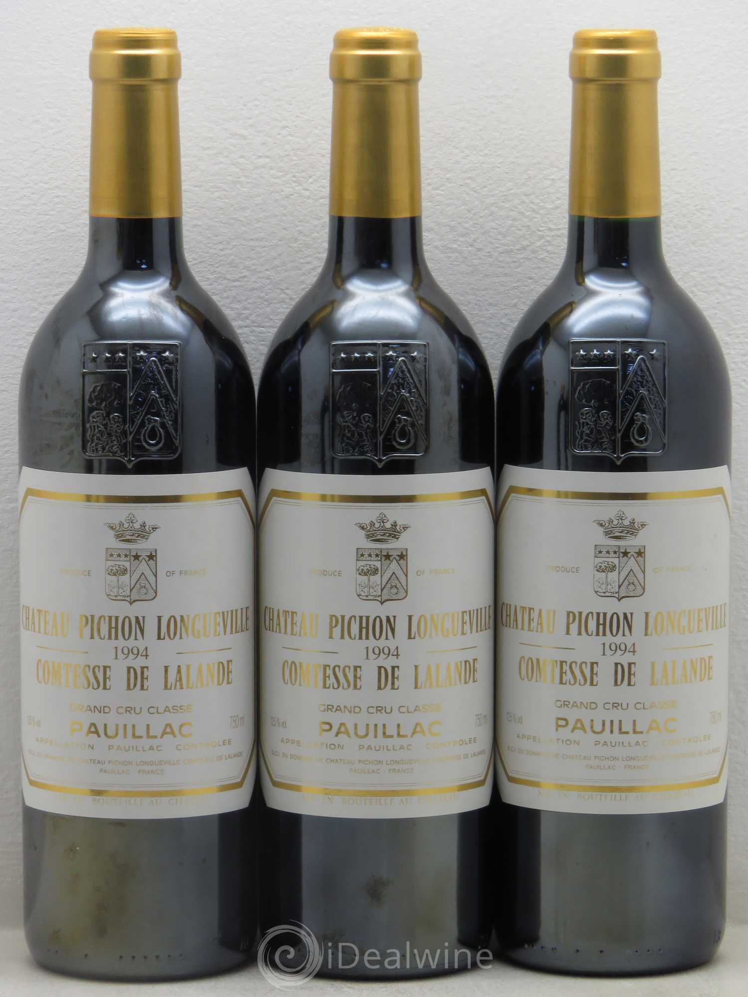 Château Pichon Longueville Comtesse de Lalande 2ème Grand Cru Classé 1994 - Lot de 5 bouteilles - 1