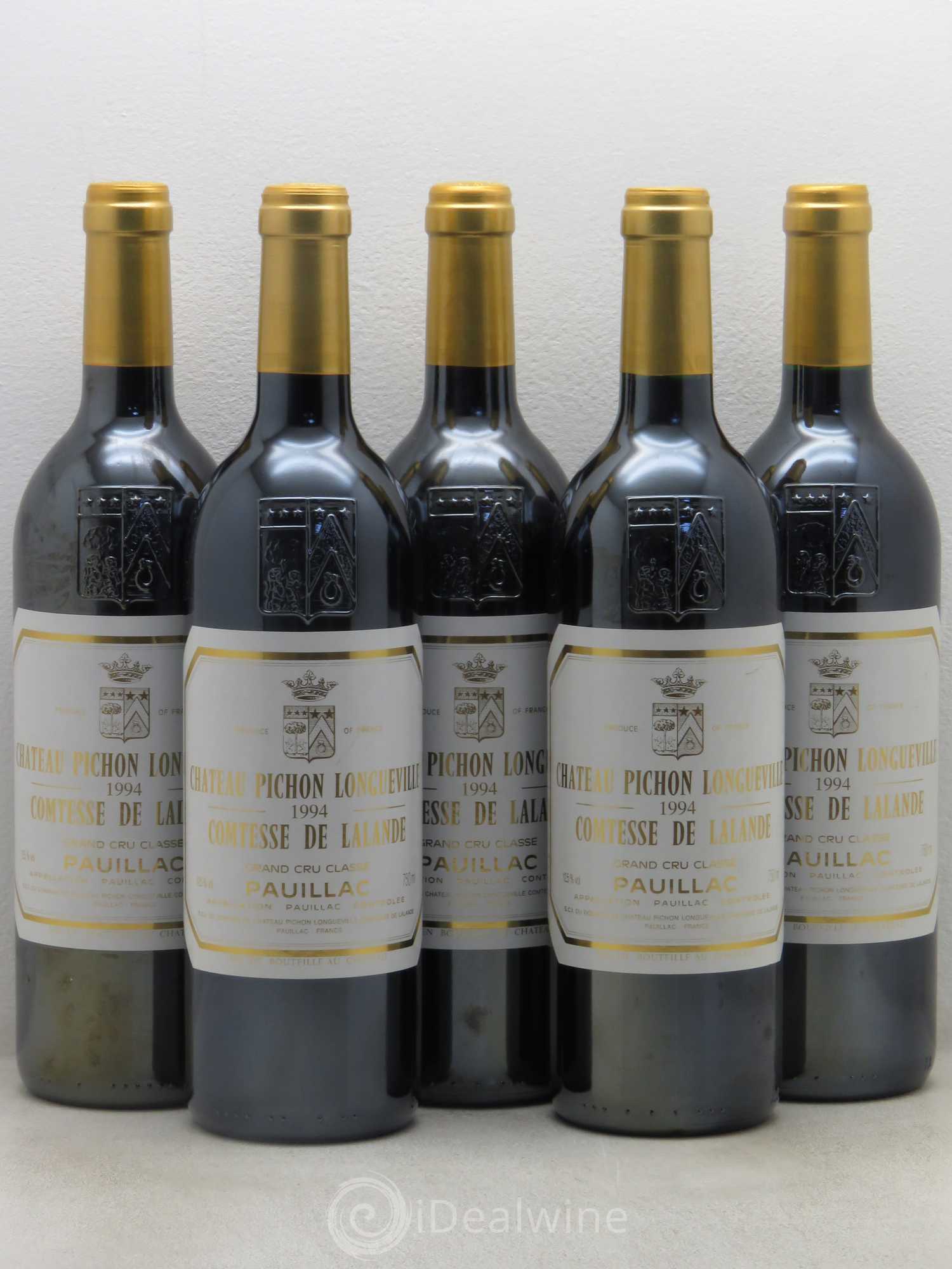 Château Pichon Longueville Comtesse de Lalande 2ème Grand Cru Classé 1994 - Lot de 5 bouteilles - 0