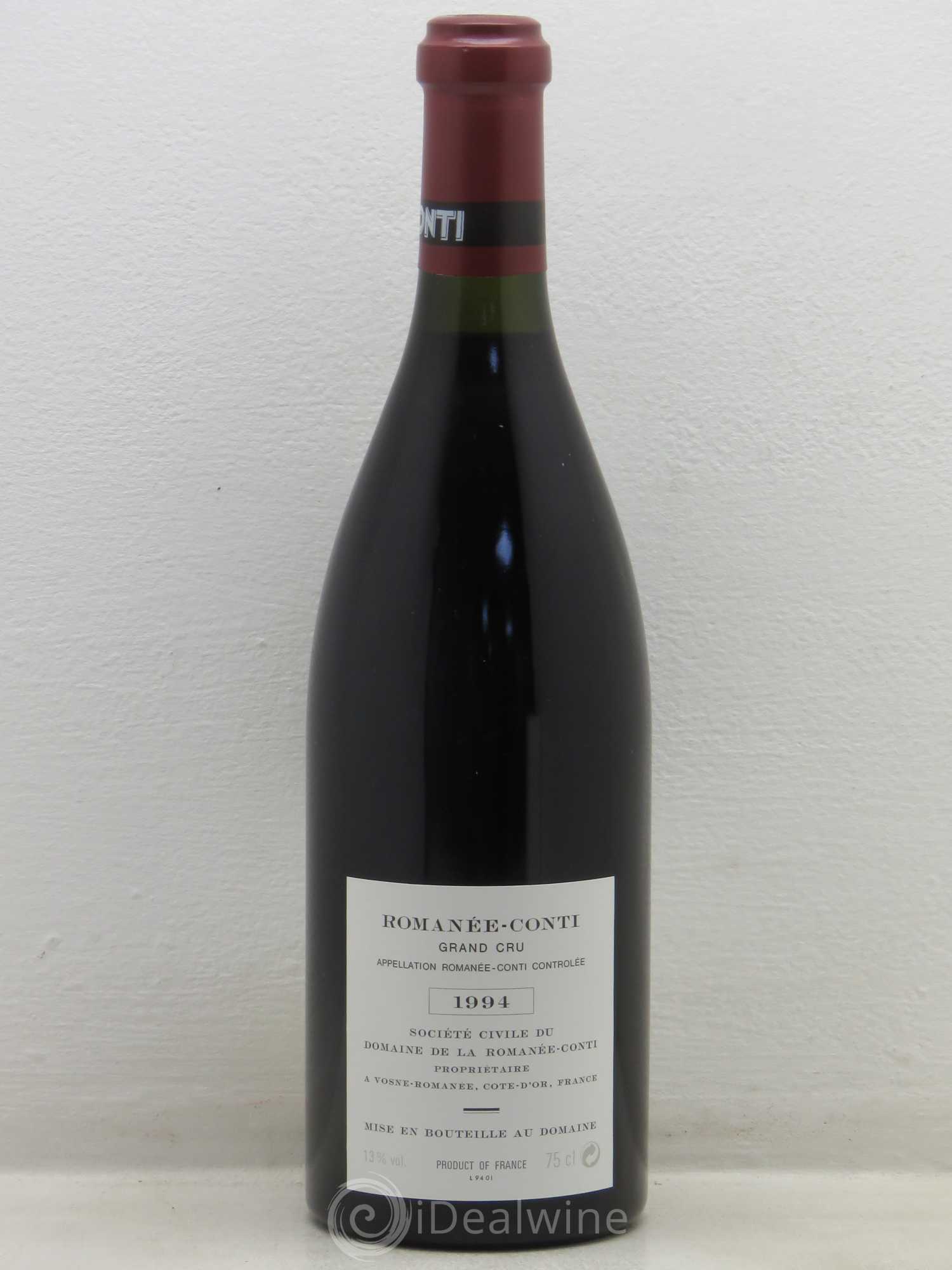 Romanée-Conti Grand Cru Domaine de la Romanée-Conti 1994 - Lot de 1 bouteille - 1