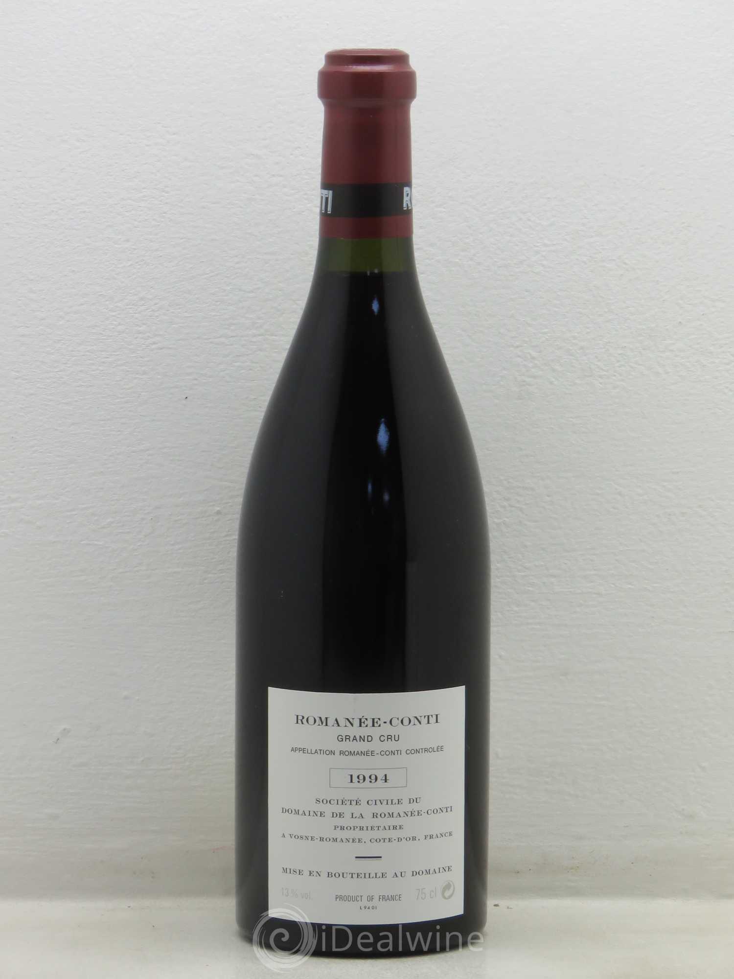 Romanée-Conti Grand Cru Domaine de la Romanée-Conti 1994 - Lot de 1 bouteille - 1