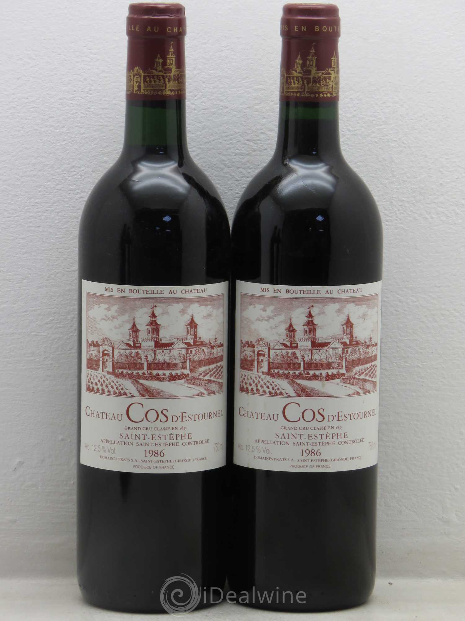 Cos d'Estournel 2ème Grand Cru Classé 1986 - Lot de 4 bouteilles - 1