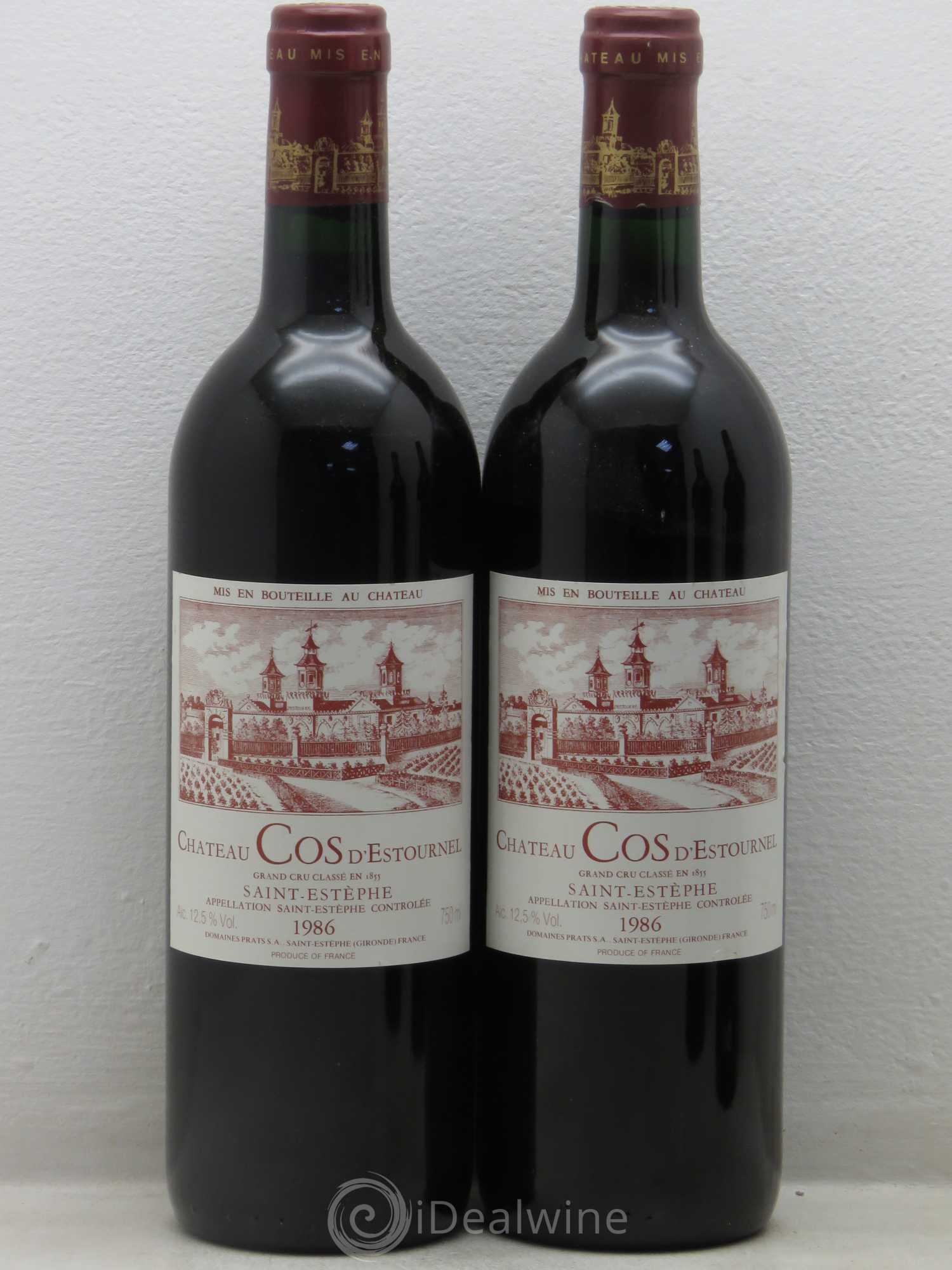 Cos d'Estournel 2ème Grand Cru Classé 1986 - Lot de 4 bouteilles - 2