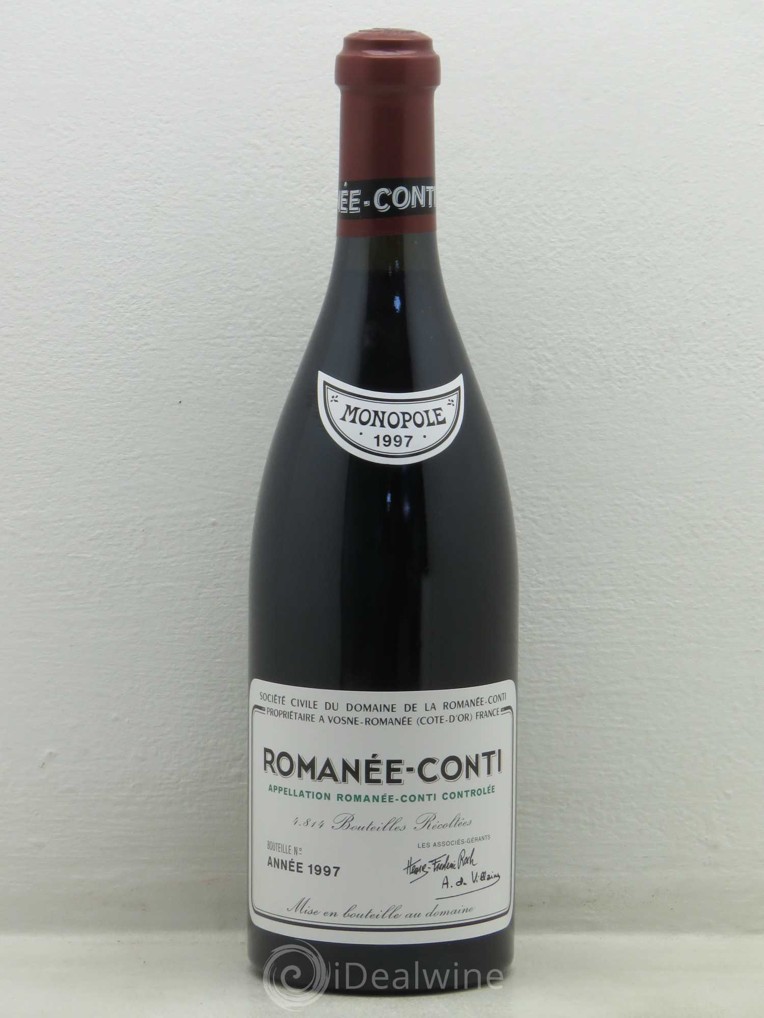 Romanée-Conti Grand Cru Domaine de la Romanée-Conti 1997 - Lot of 1 bottle - 0