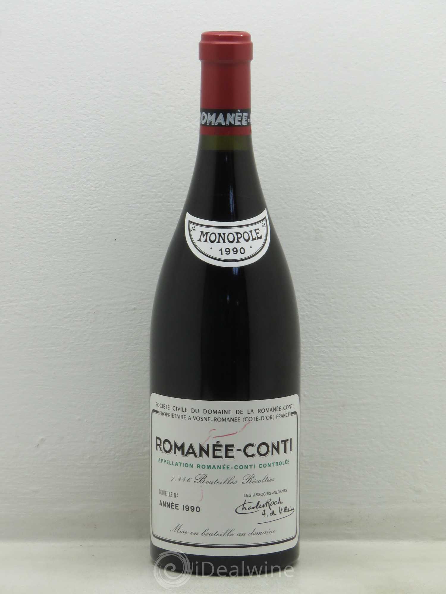 Romanée-Conti Grand Cru Domaine de la Romanée-Conti 1990 - Lot de 1 bouteille - 0