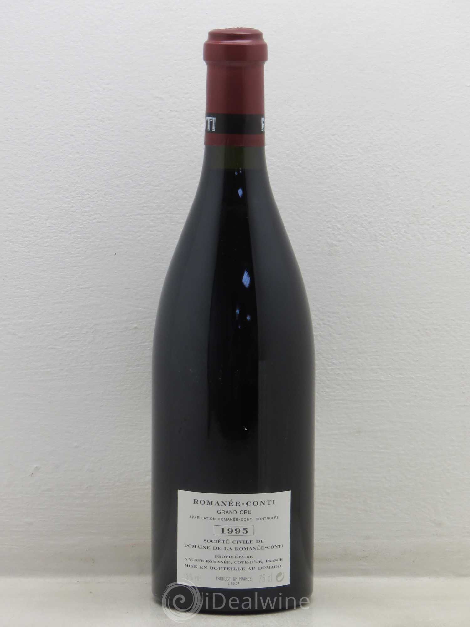 Romanée-Conti Grand Cru Domaine de la Romanée-Conti 1995 - Lot de 1 bouteille - 1