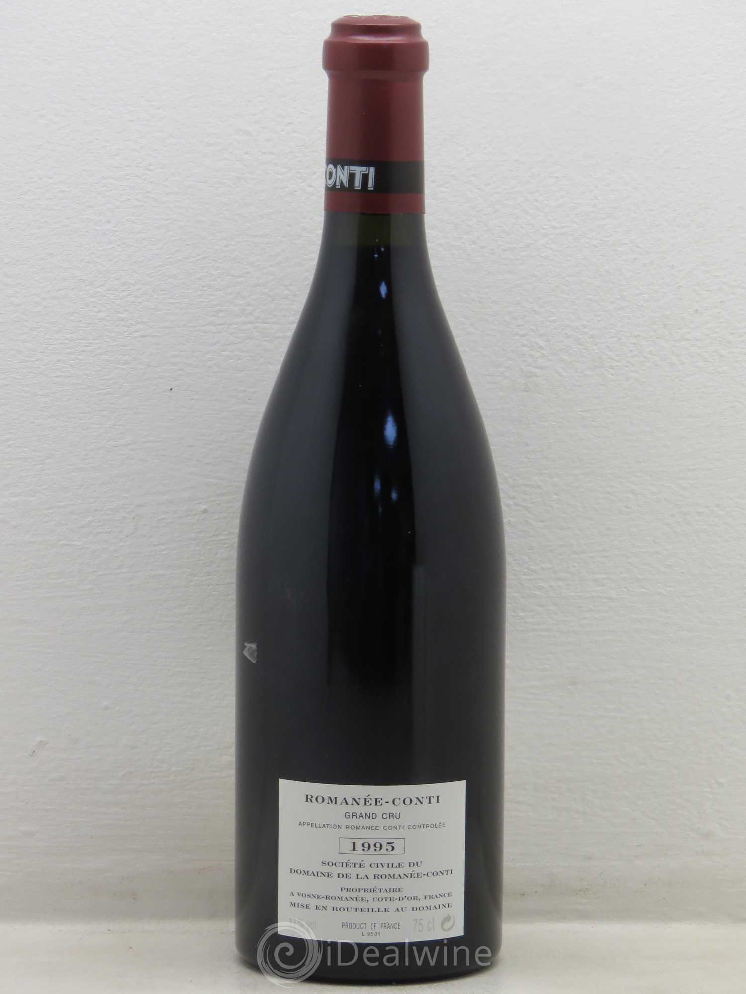 Romanée-Conti Grand Cru Domaine de la Romanée-Conti 1995 - Lot de 1 bouteille - 1