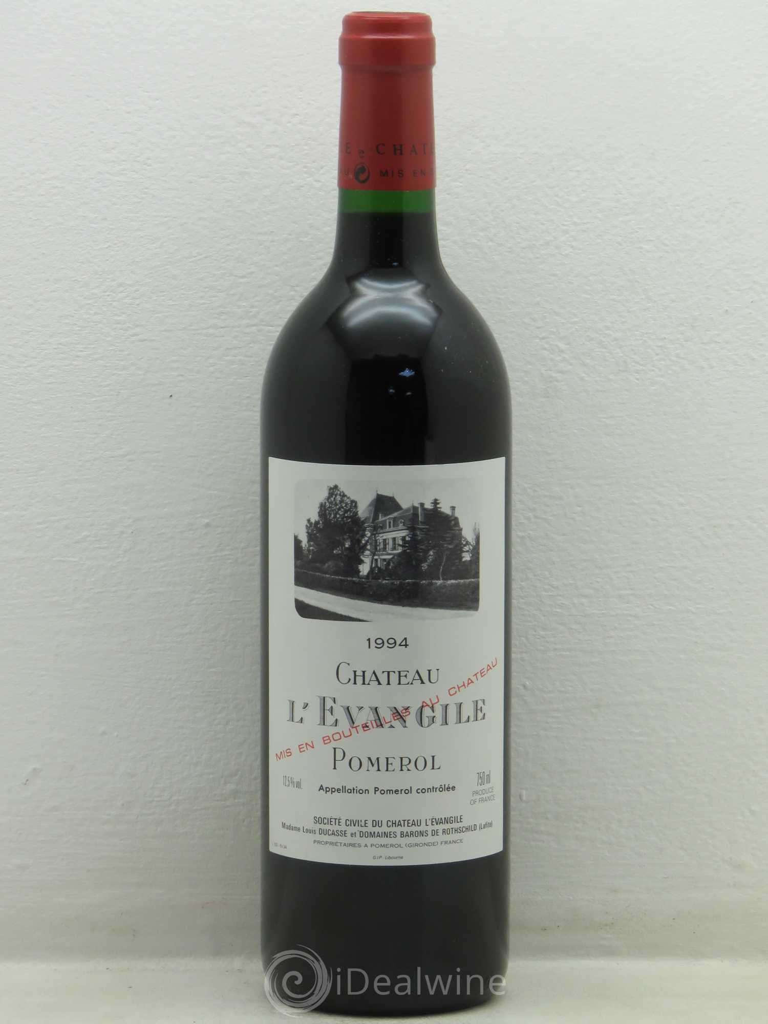 Château l' Évangile 1994 - Lot de 1 bouteille - 0