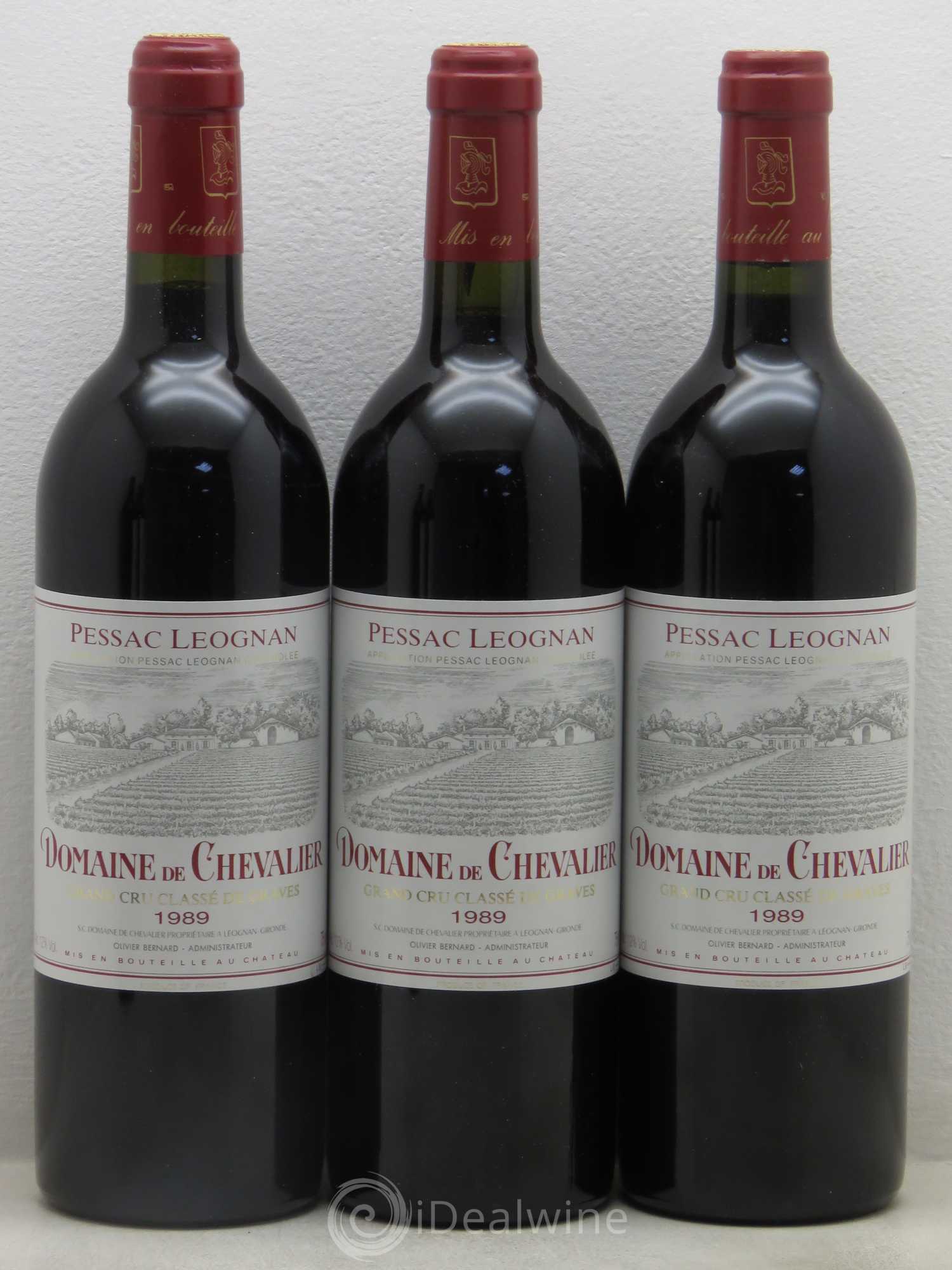 Domaine de Chevalier Cru Classé de Graves 1989 - Lot de 5 bouteilles - 1