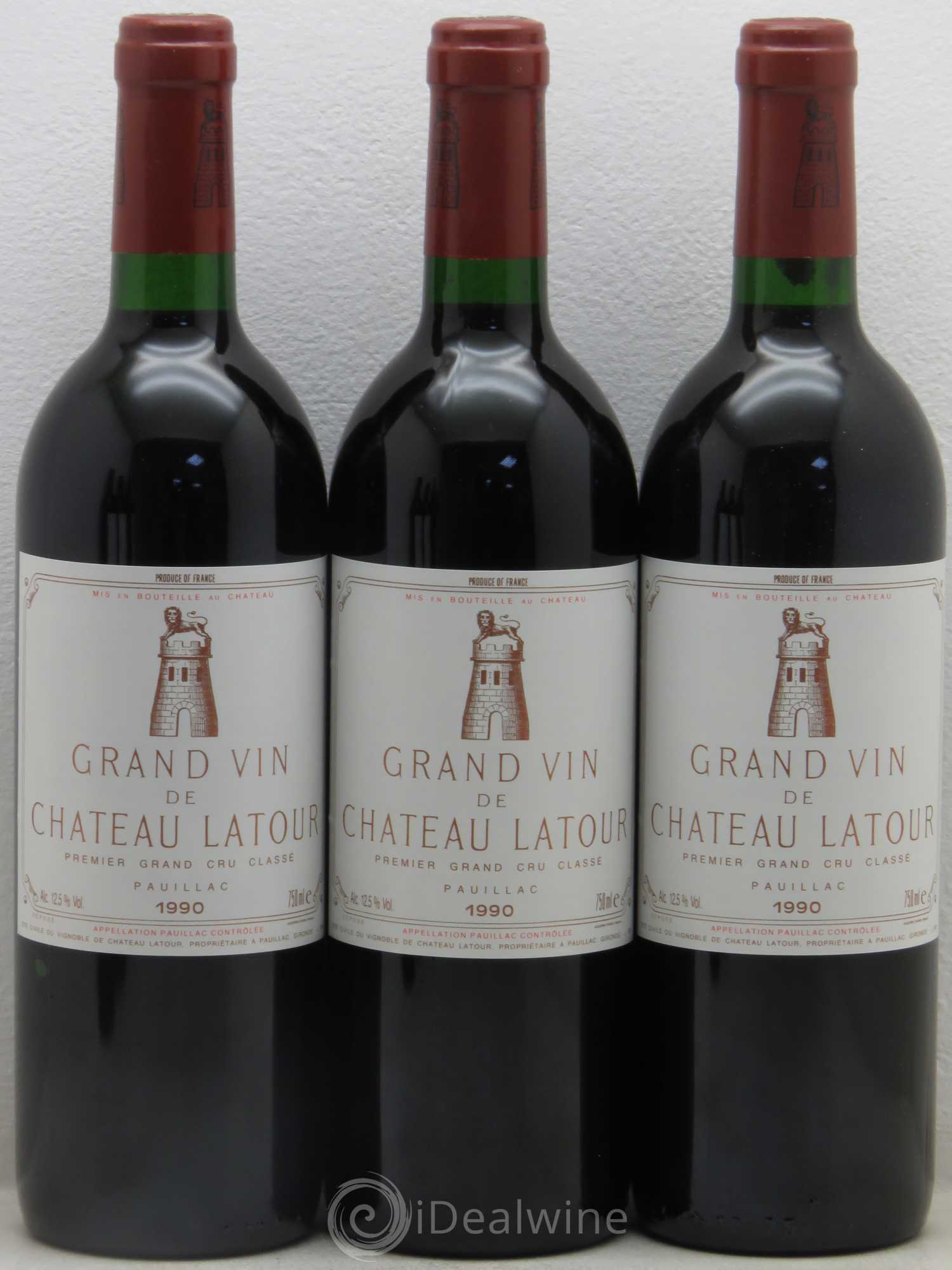 Château Latour 1er Grand Cru Classé 1990 - Lot de 6 bouteilles - 1