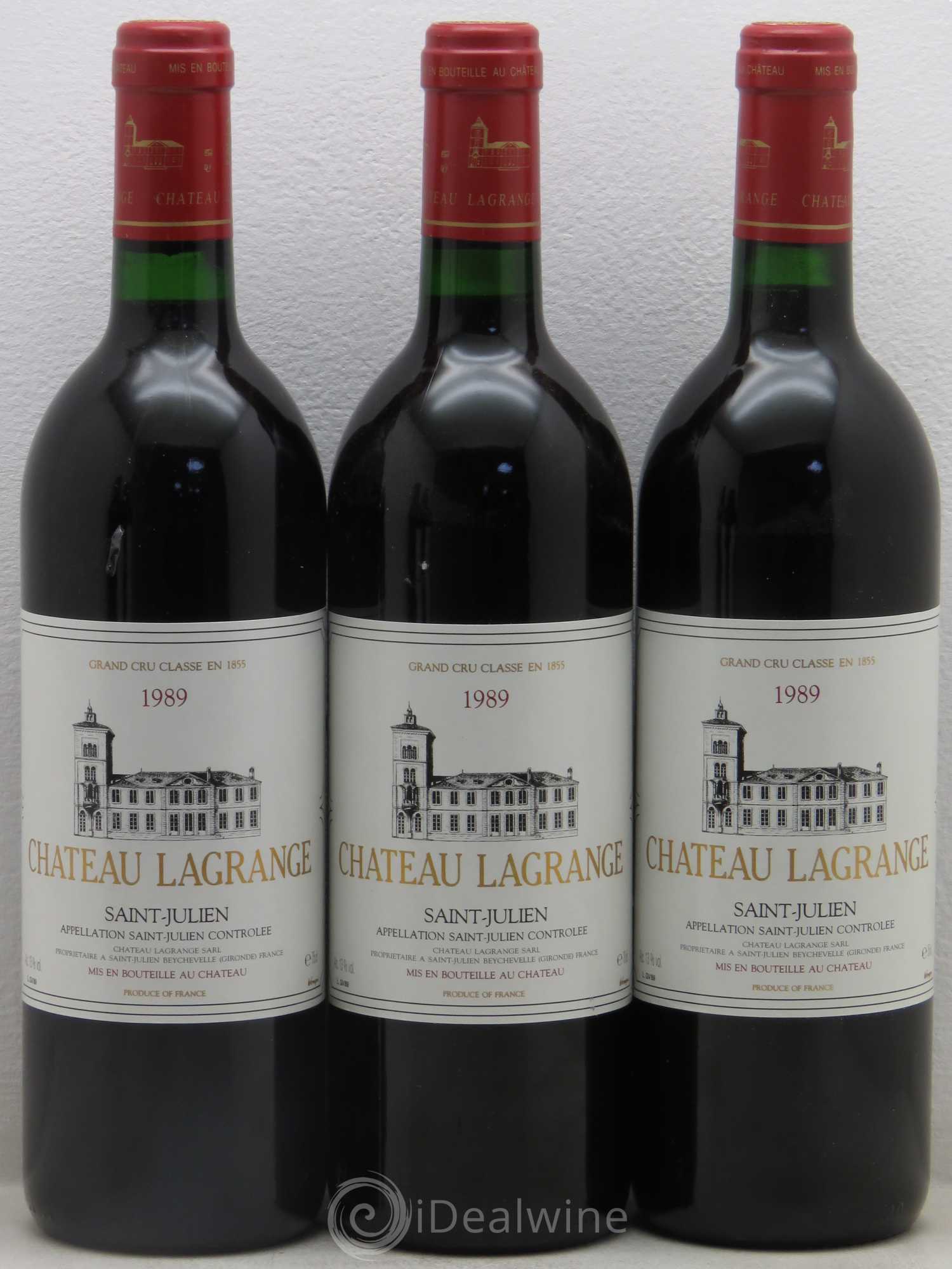 Château Lagrange 3ème Grand Cru Classé 1989 - Lot de 5 bouteilles - 1