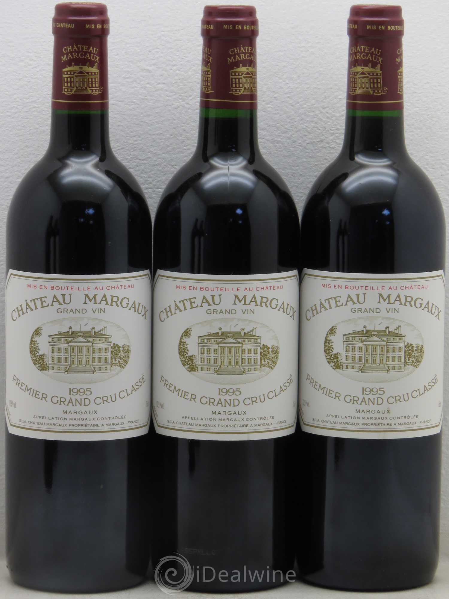 Château Margaux 1er Grand Cru Classé 1995 - Lot de 5 bouteilles - 1