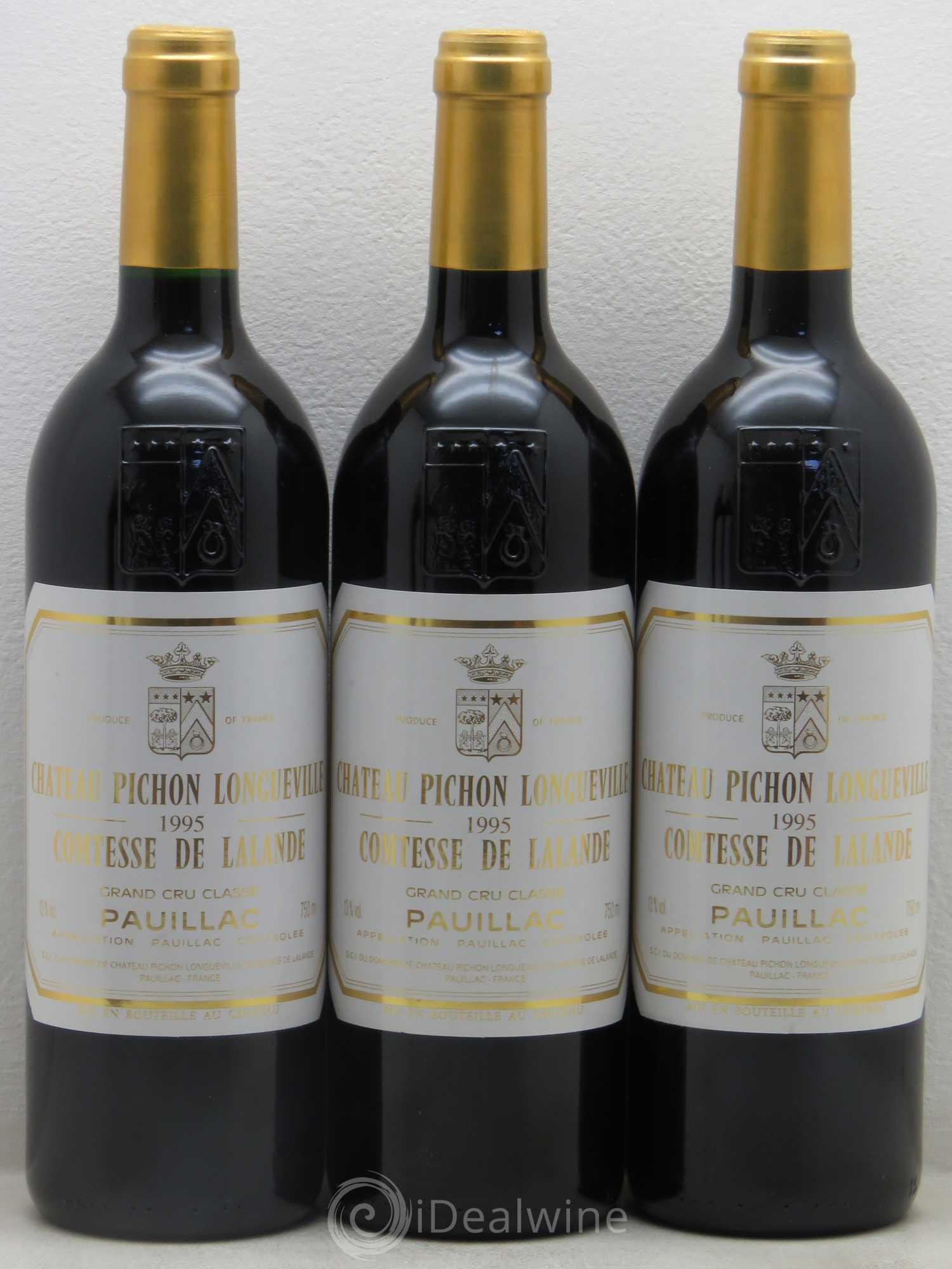 Château Pichon Longueville Comtesse de Lalande 2ème Grand Cru Classé 1995 - Lot de 5 bouteilles - 1