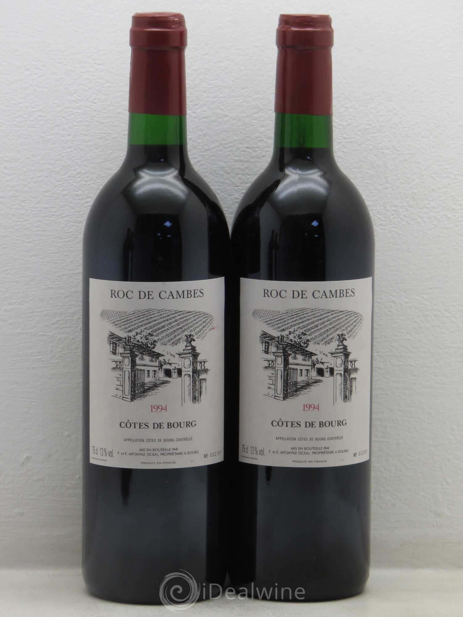 Roc de Cambes 1994 - Lot of 4 bottles - 1