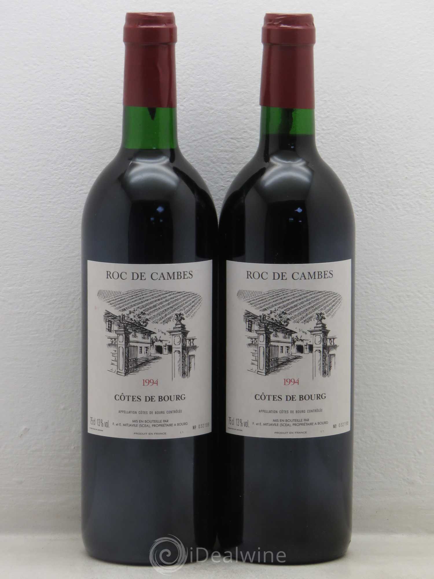 Roc de Cambes 1994 - Lot of 4 bottles - 2