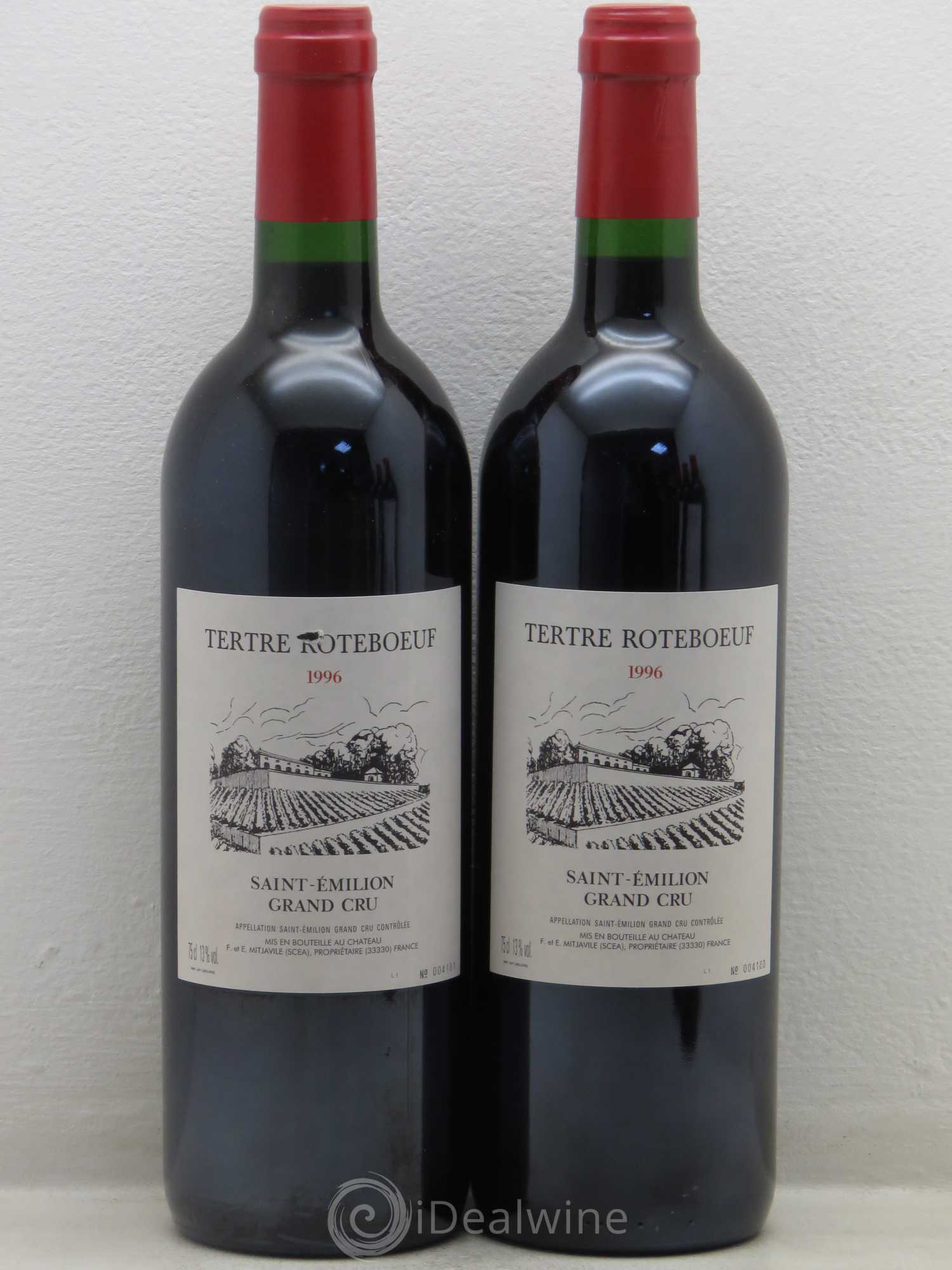 Château Tertre Roteboeuf 1996 - Posten von 5 Flaschen - 2