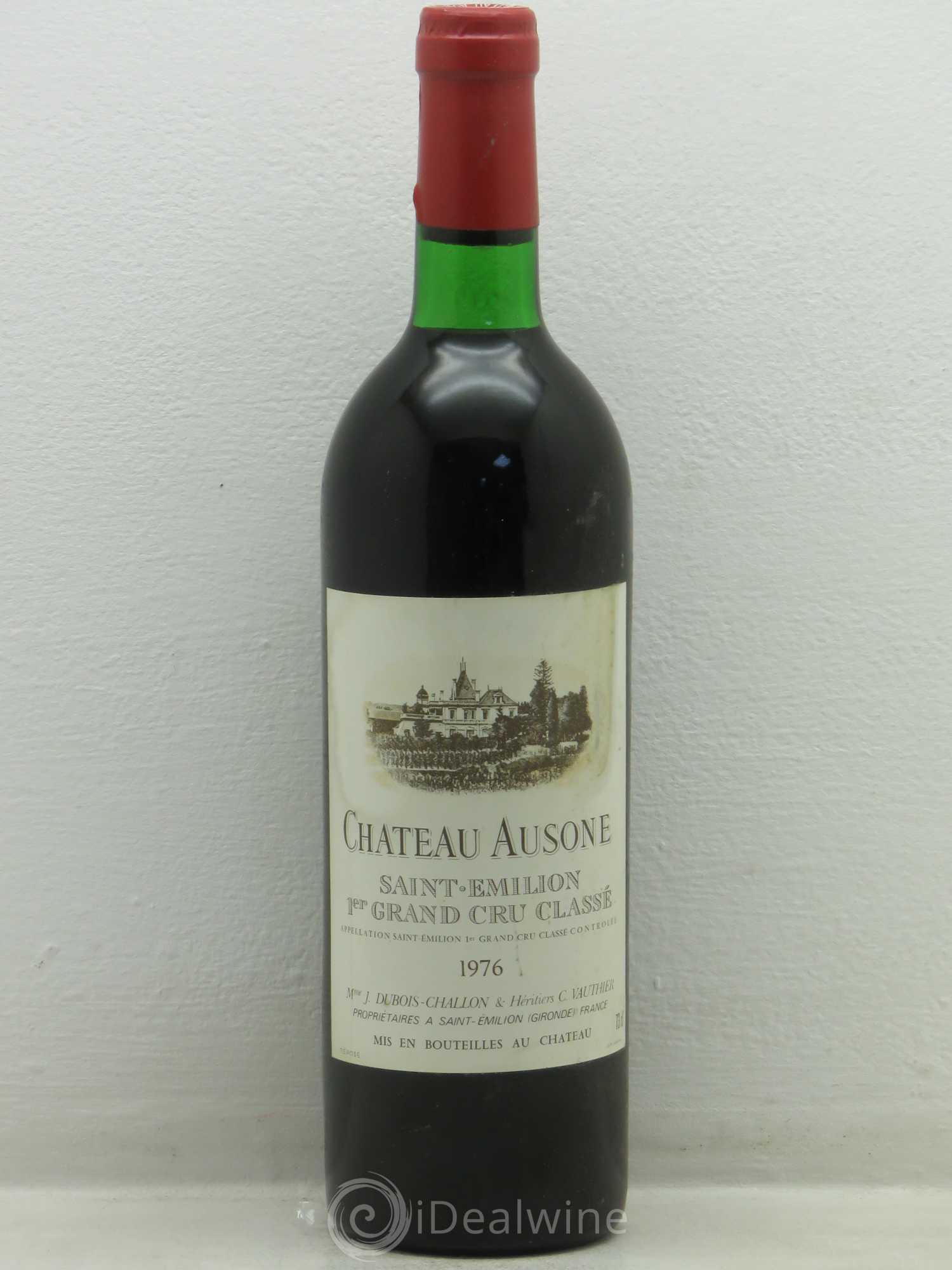 Château Ausone 1er Grand Cru Classé A 1976 - Lot de 1 bouteille - 0