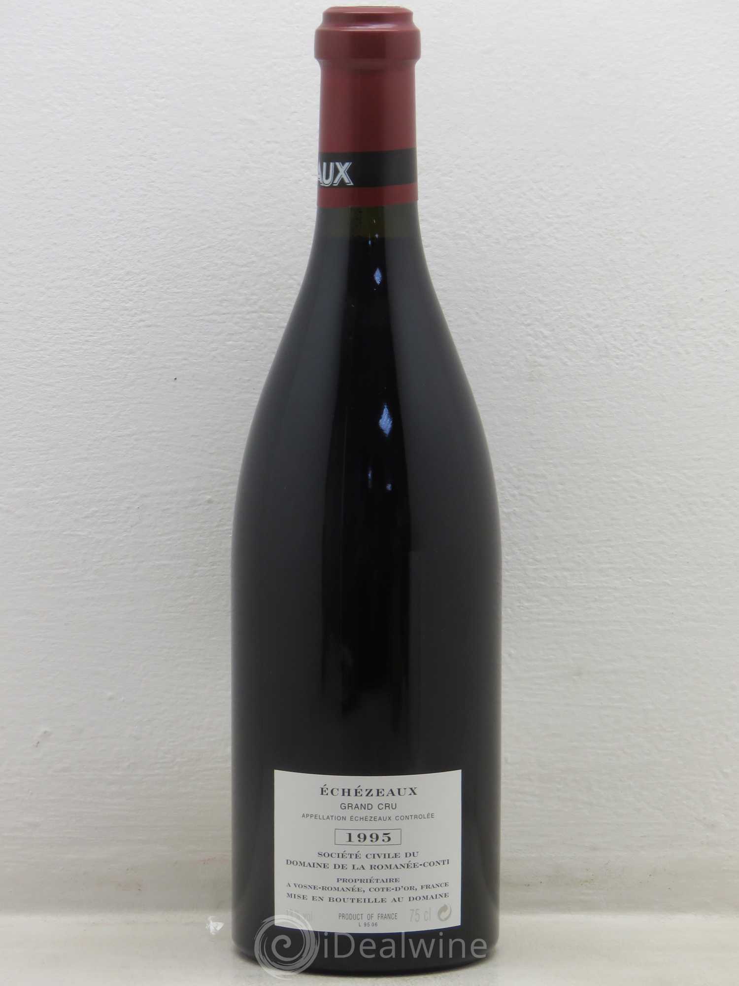 Echezeaux Grand Cru Domaine de la Romanée-Conti 1995 - Lot de 1 bouteille - 1