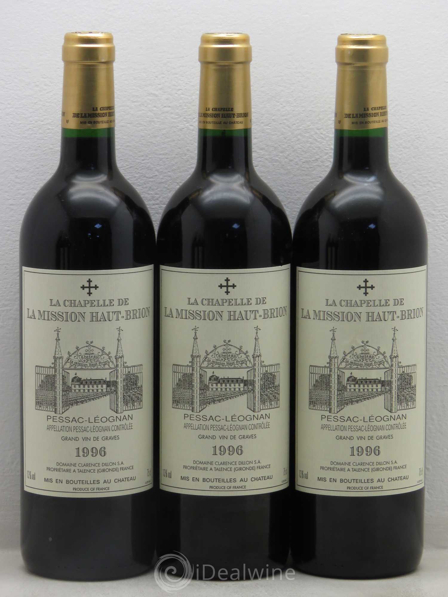 La Chapelle de La Mission Haut-Brion Second Vin 1996 - Lot de 6 bouteilles - 1