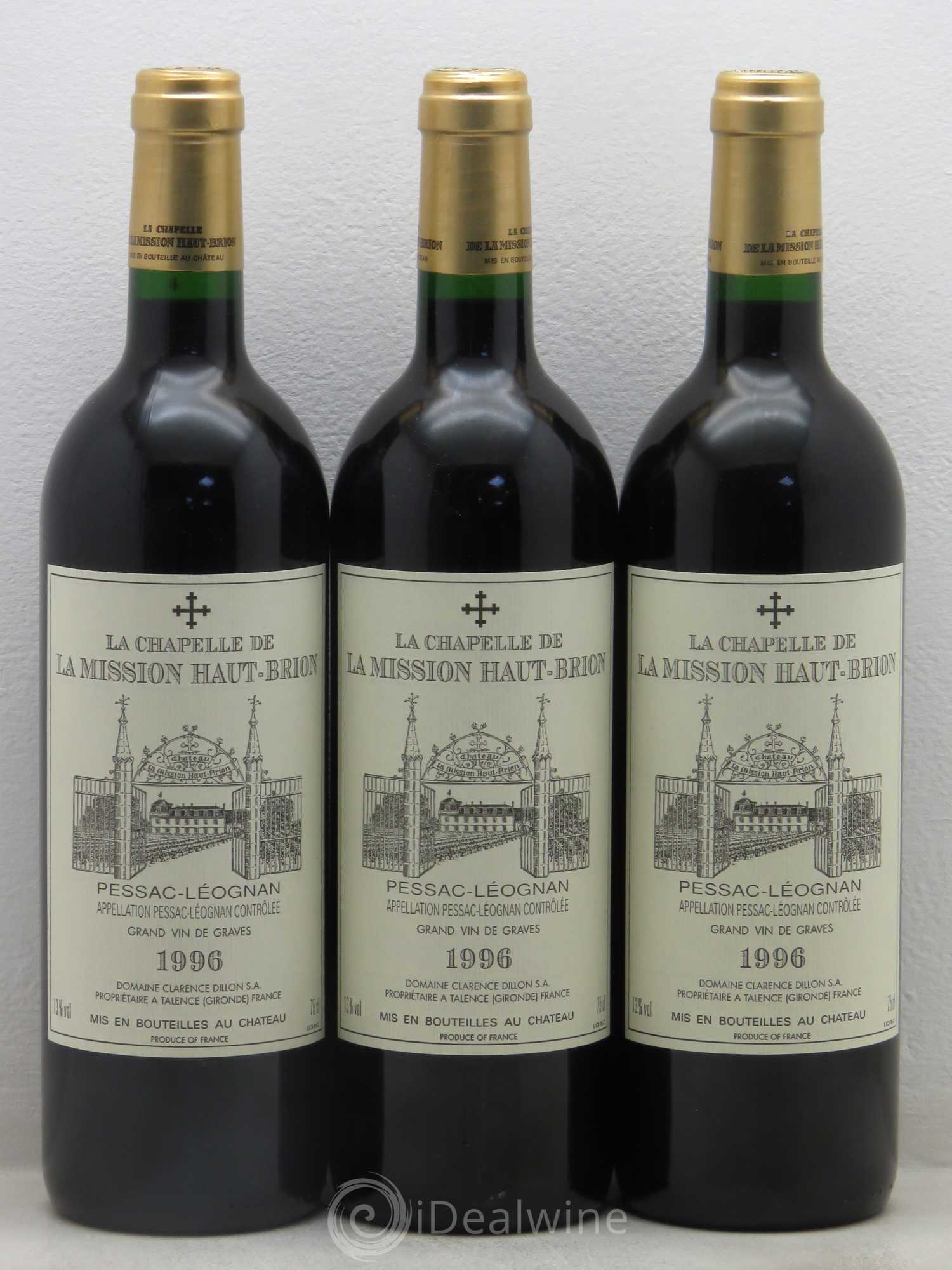 La Chapelle de La Mission Haut-Brion Second Vin 1996 - Lot de 6 bouteilles - 2