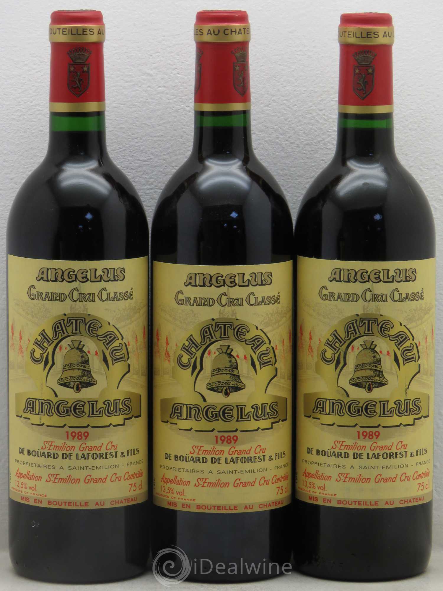 Château Angélus 1er Grand Cru Classé A 1989 - Lot de 5 bouteilles - 1