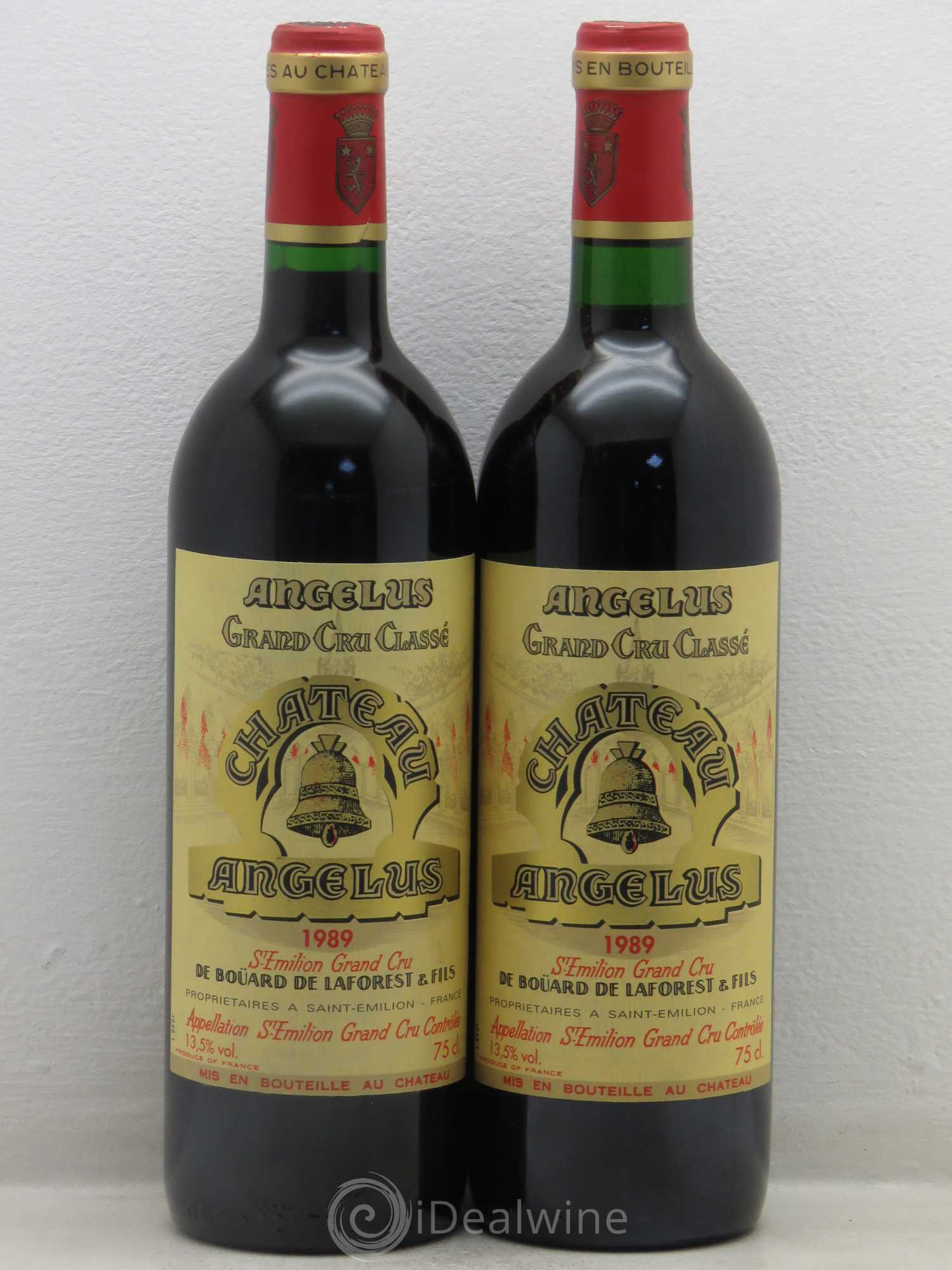 Château Angélus 1er Grand Cru Classé A 1989 - Lot de 5 bouteilles - 2