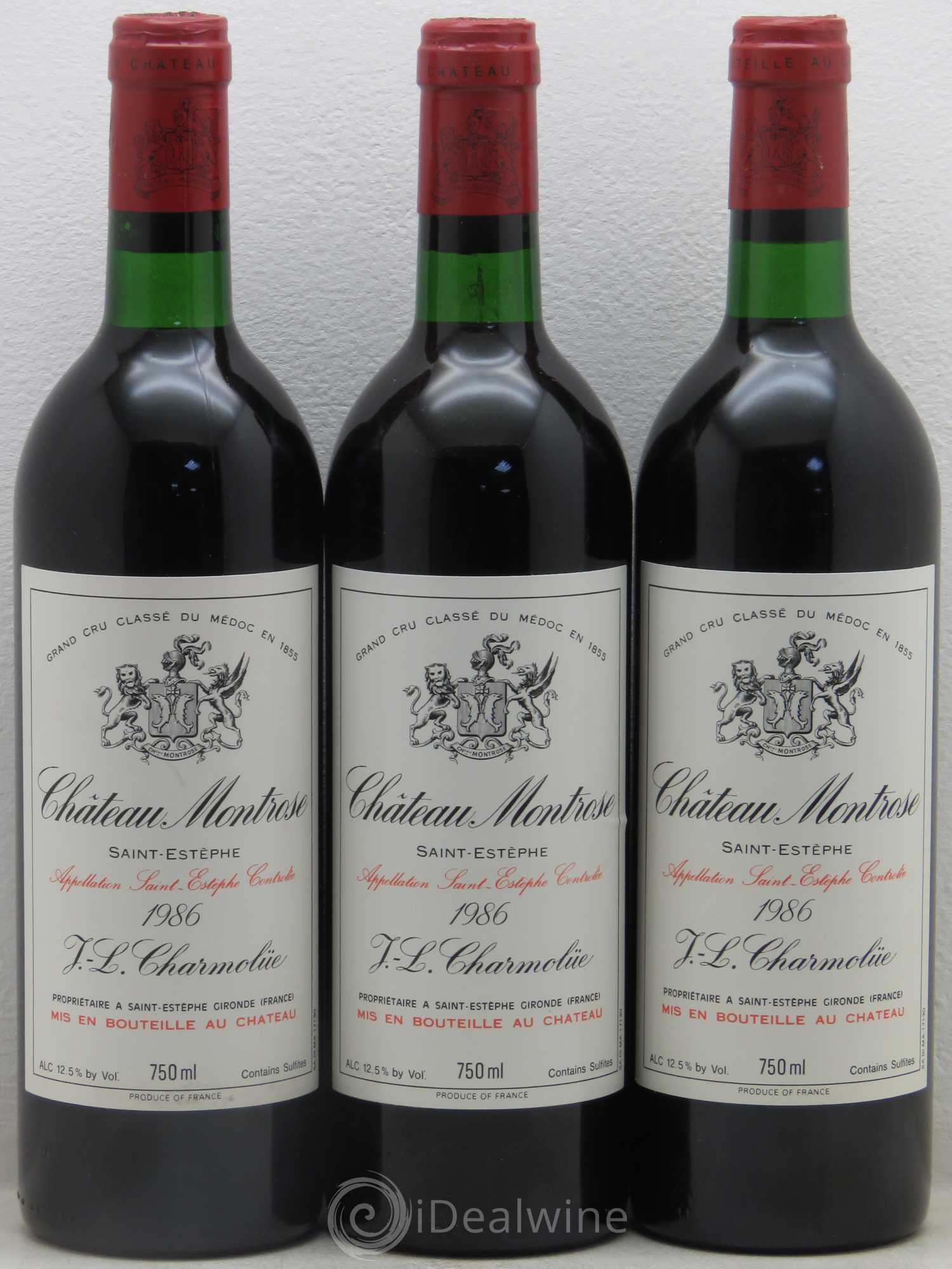 Château Montrose 2ème Grand Cru Classé 1986 - Lot de 6 bouteilles - 2