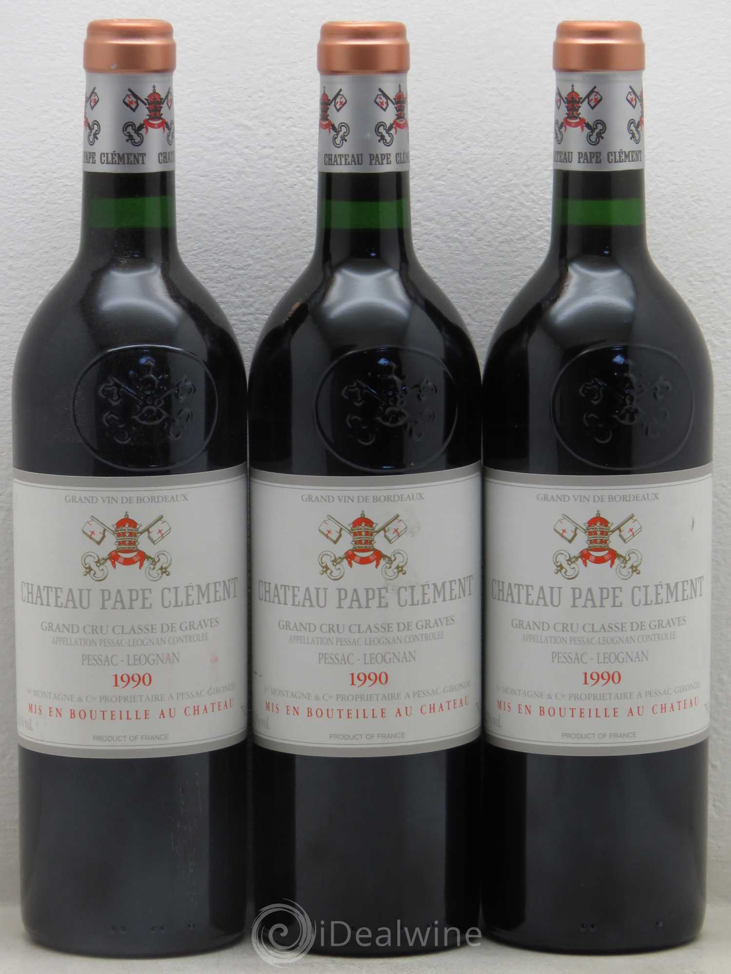 Château Pape Clément Cru Classé de Graves 1990 - Lot de 6 bouteilles - 2