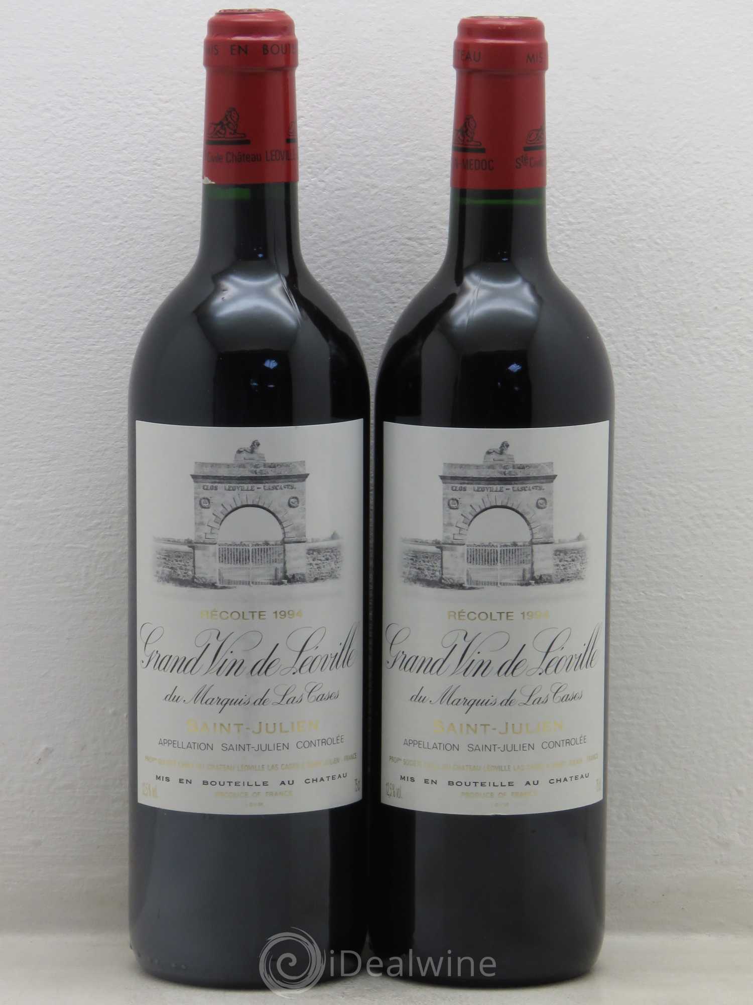 Château Léoville Las Cases 2ème Grand Cru Classé 1994 - Lot de 2 bouteilles - 0