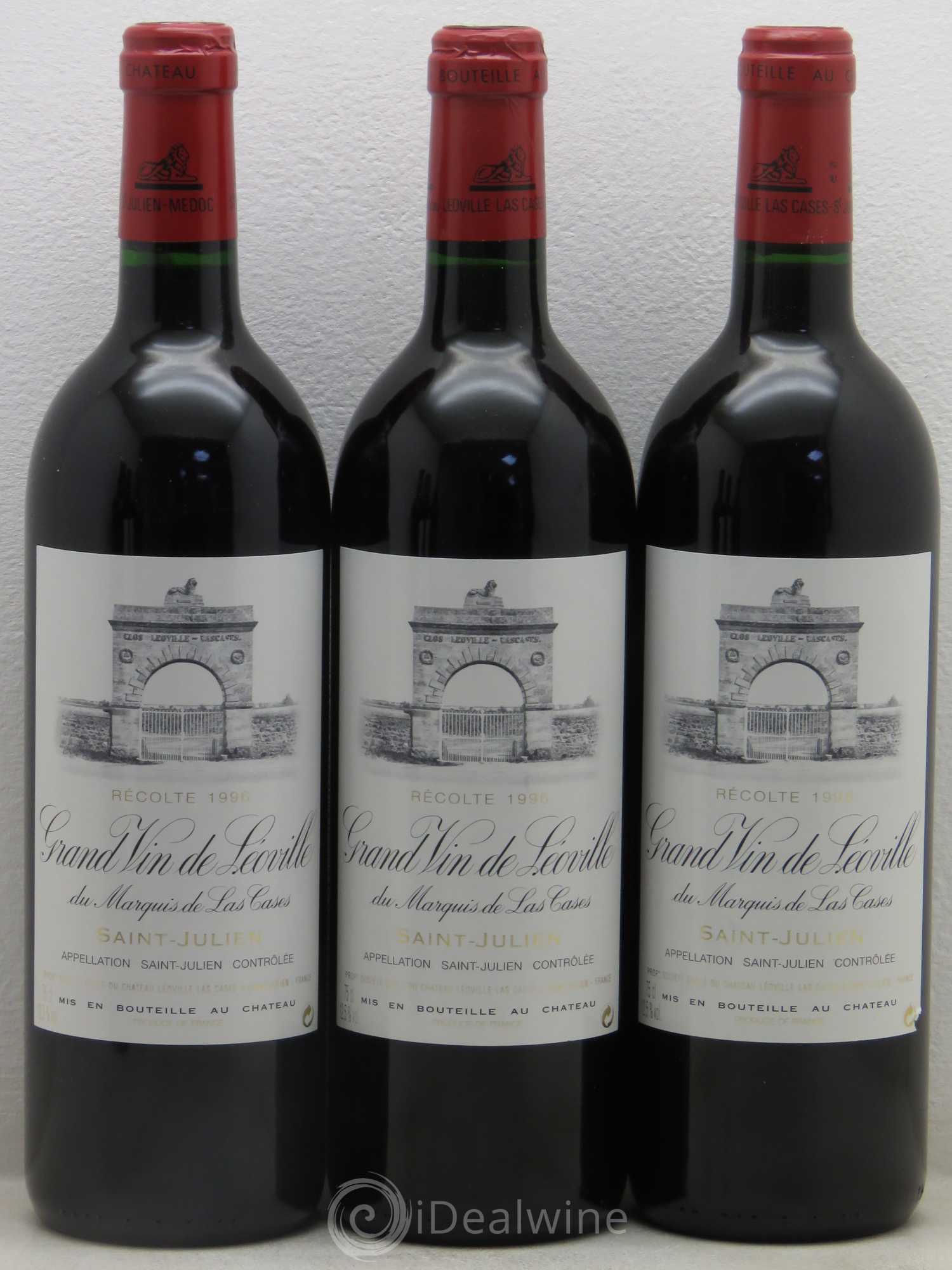 Château Léoville Las Cases 2ème Grand Cru Classé 1996 - Lot de 12 bouteilles - 1
