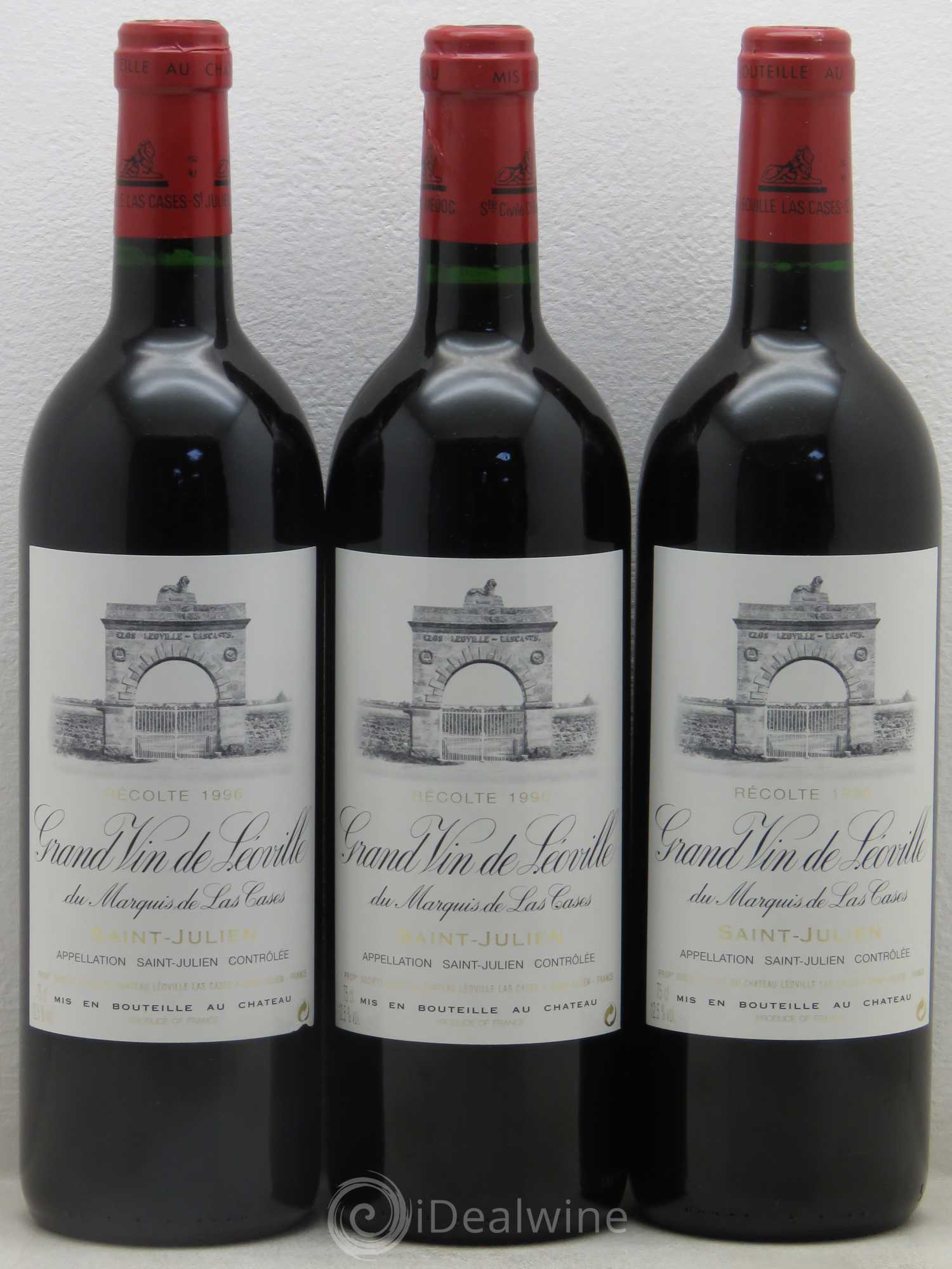 Château Léoville Las Cases 2ème Grand Cru Classé 1996 - Lot de 12 bouteilles - 2
