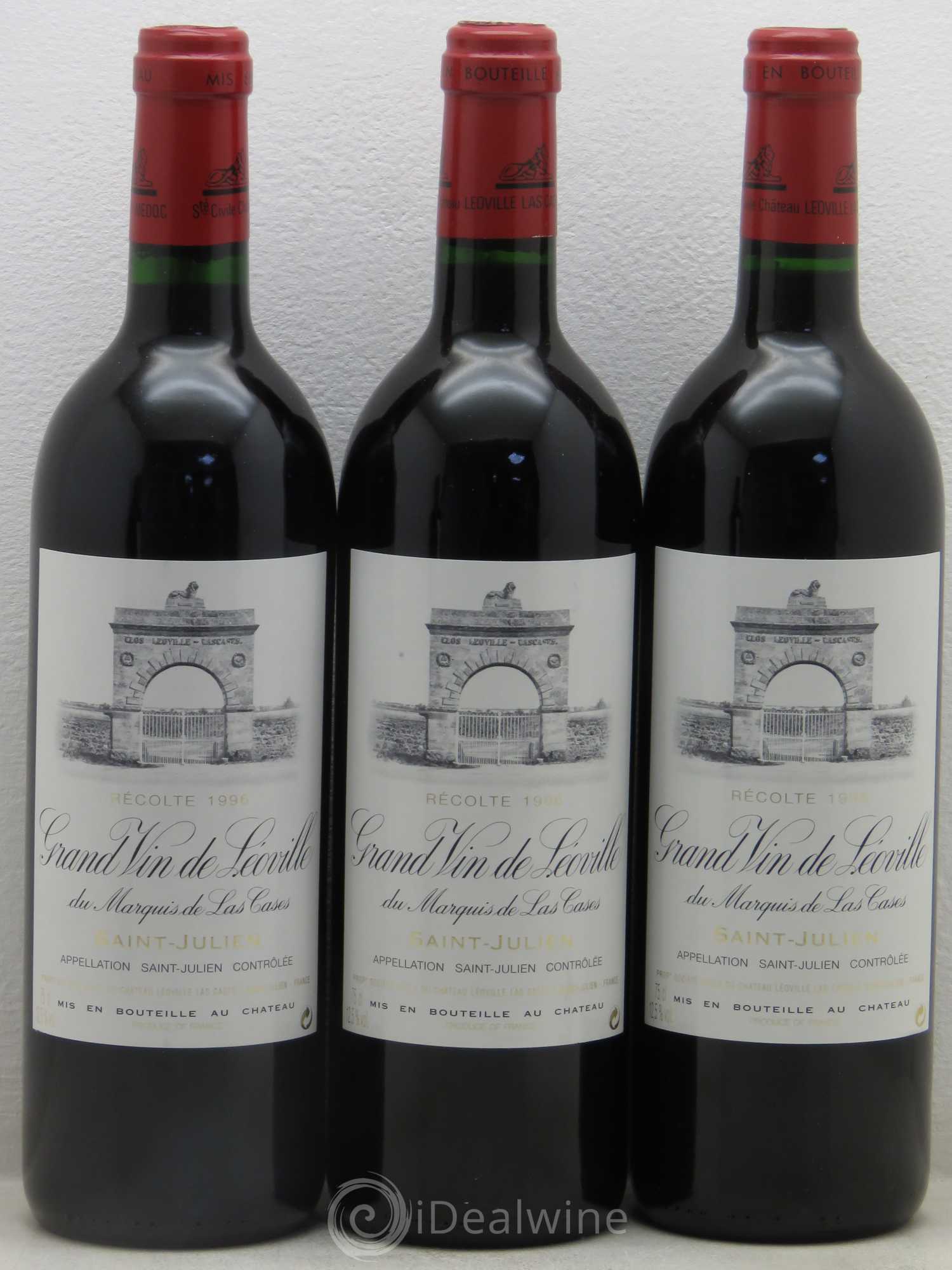 Château Léoville Las Cases 2ème Grand Cru Classé 1996 - Lot de 12 bouteilles - 3