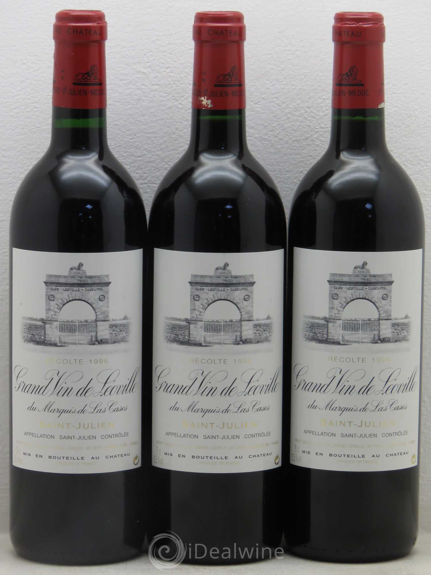 Château Léoville Las Cases 2ème Grand Cru Classé 1996 - Lot de 12 bouteilles - 4