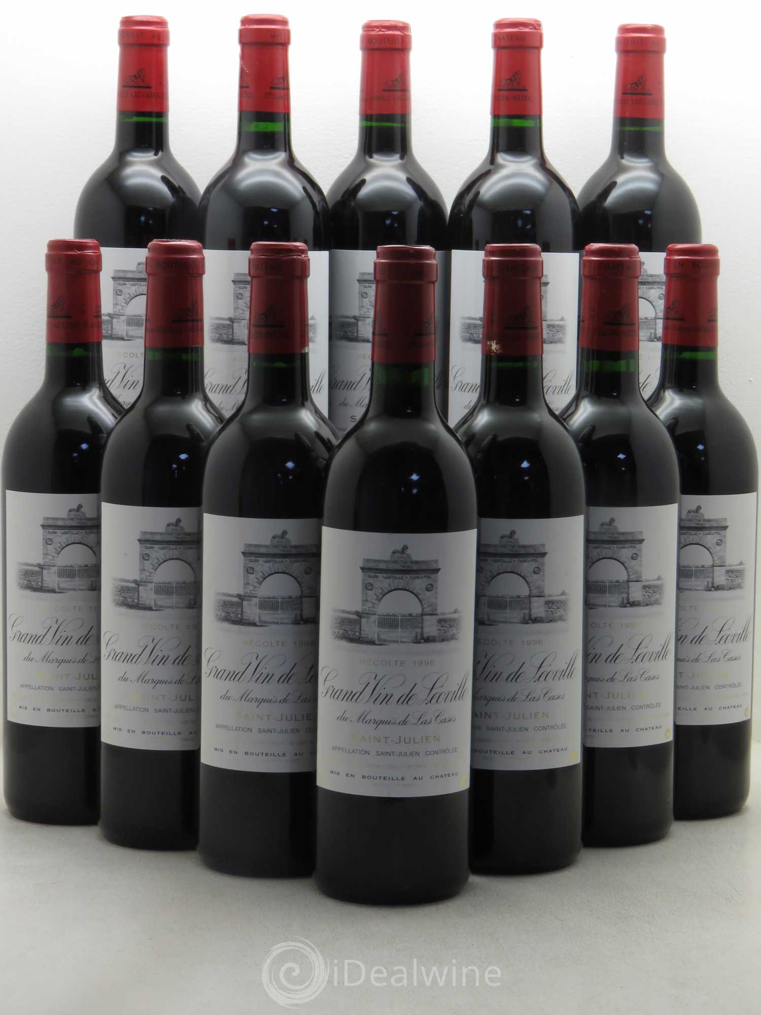 Château Léoville Las Cases 2ème Grand Cru Classé 1996 - Lot de 12 bouteilles - 0