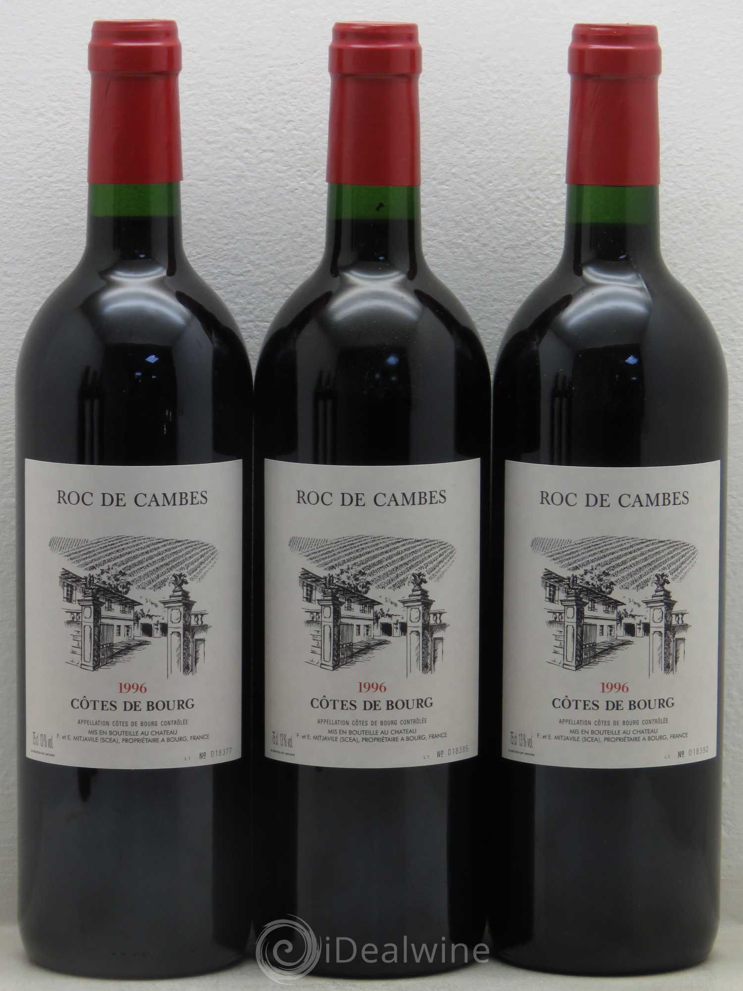 Roc de Cambes 1996 - Lot of 6 bottles - 1